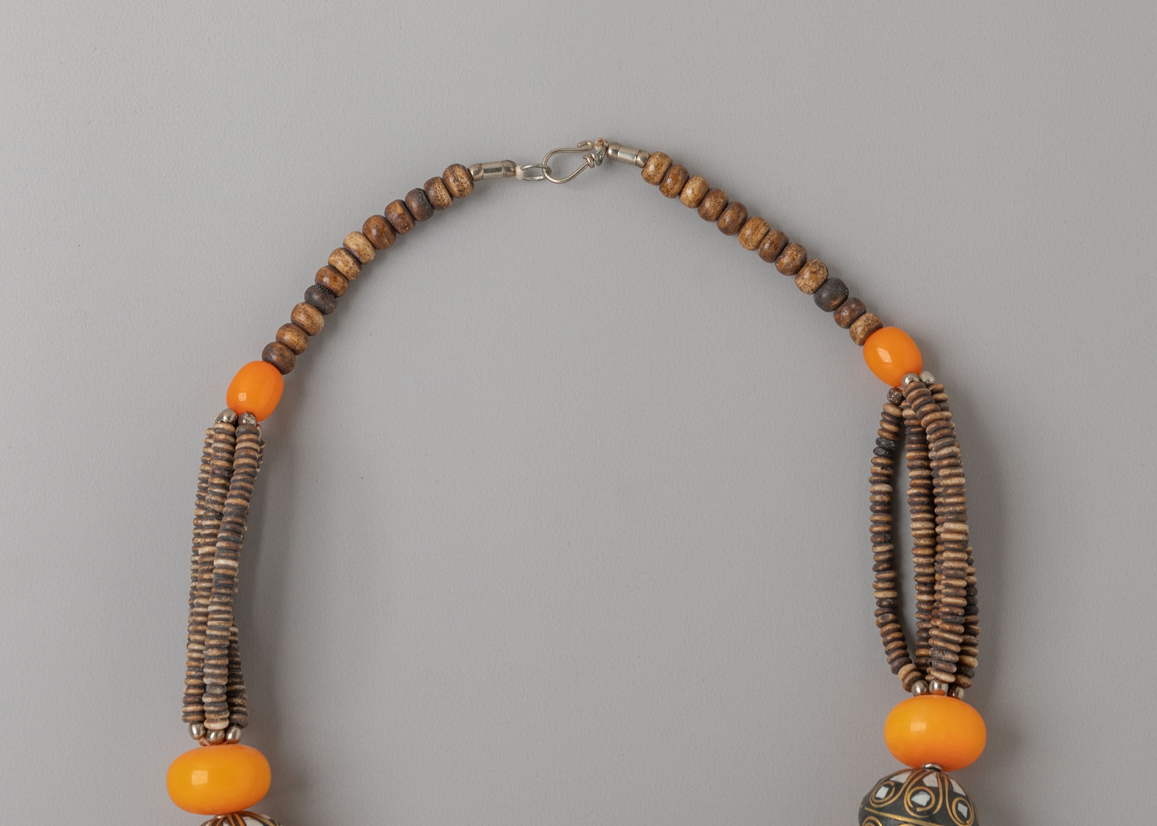 Himalayan-Inspired Necklace | Handmade Buffalo Bone Jewelry