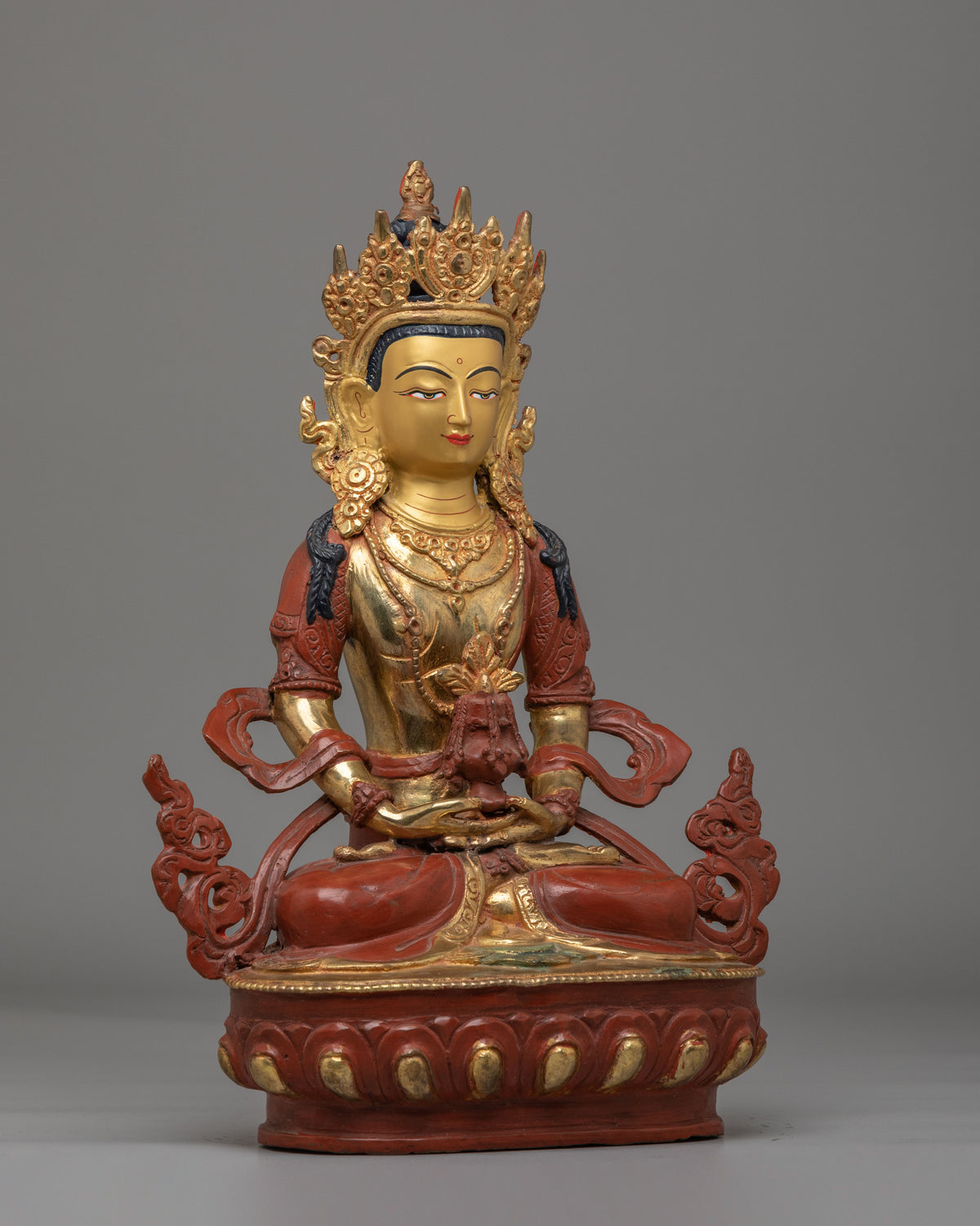 Amitayus Long Life Deity Statue | Tibetan Buddha of Infinite Life