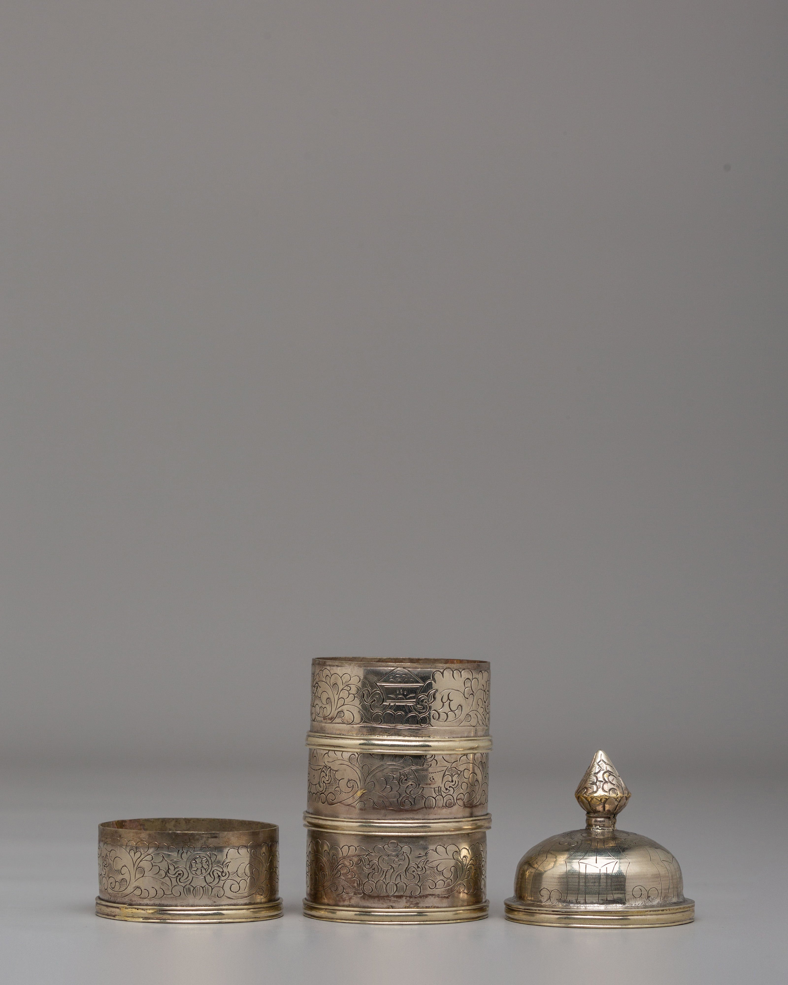 Buddhist Altar Rice Pot | Sacred Offering Vessel