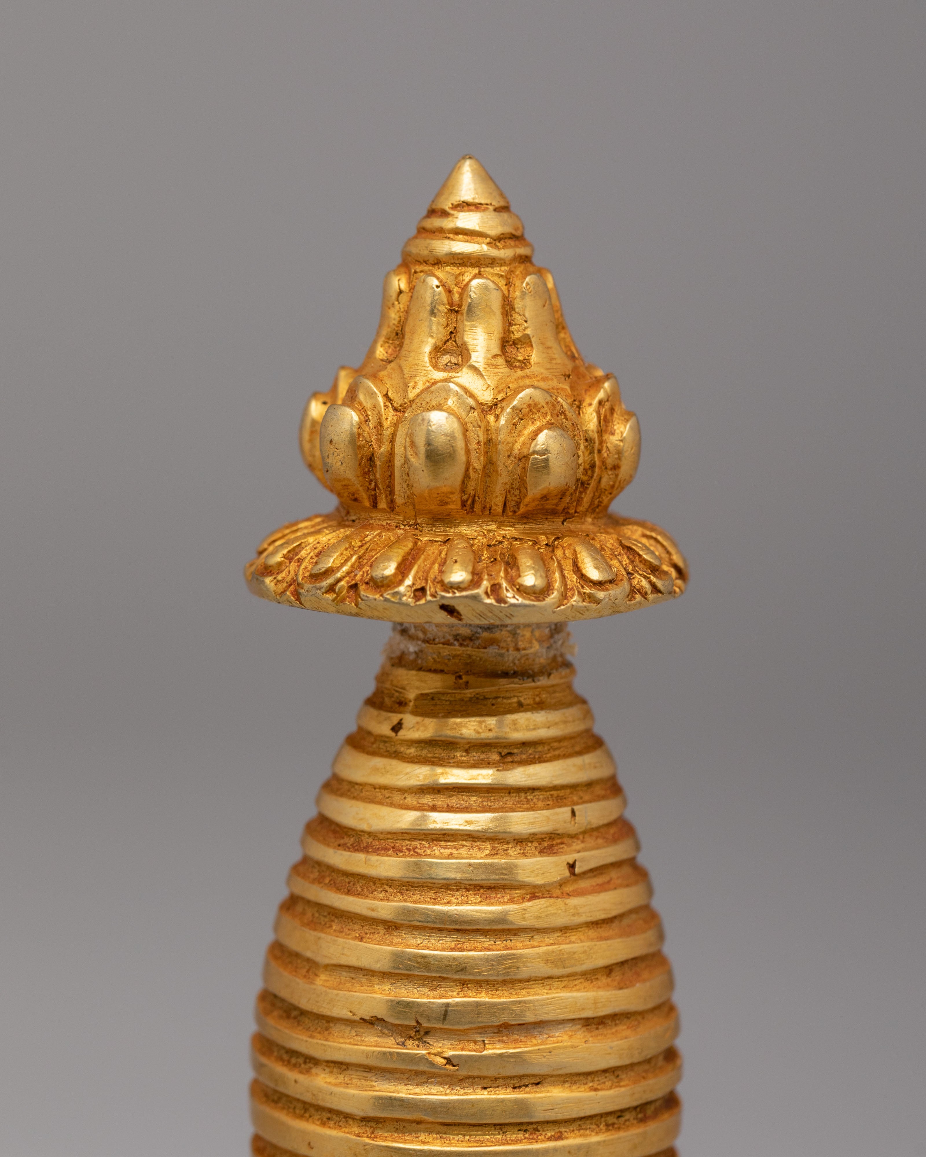 Kadampa Stupa Dharma Sacred Symbol | Copper Stupa for Spiritual Practice