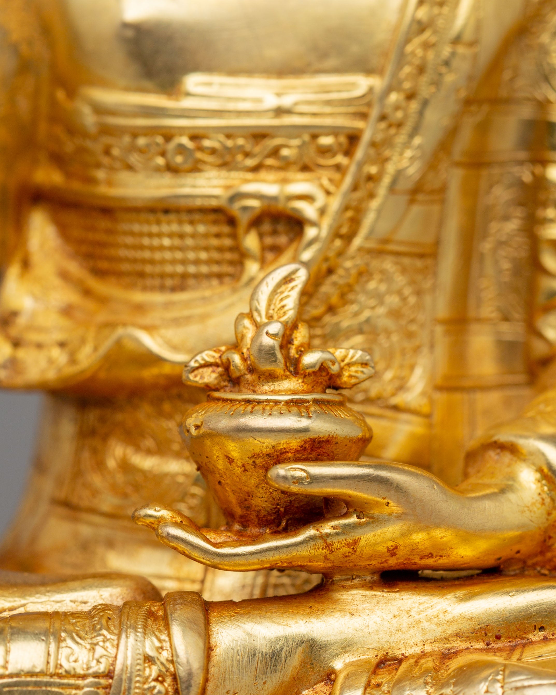 Handmade Medicine Buddha Buddhist Statue | Healing & Spiritual Decor