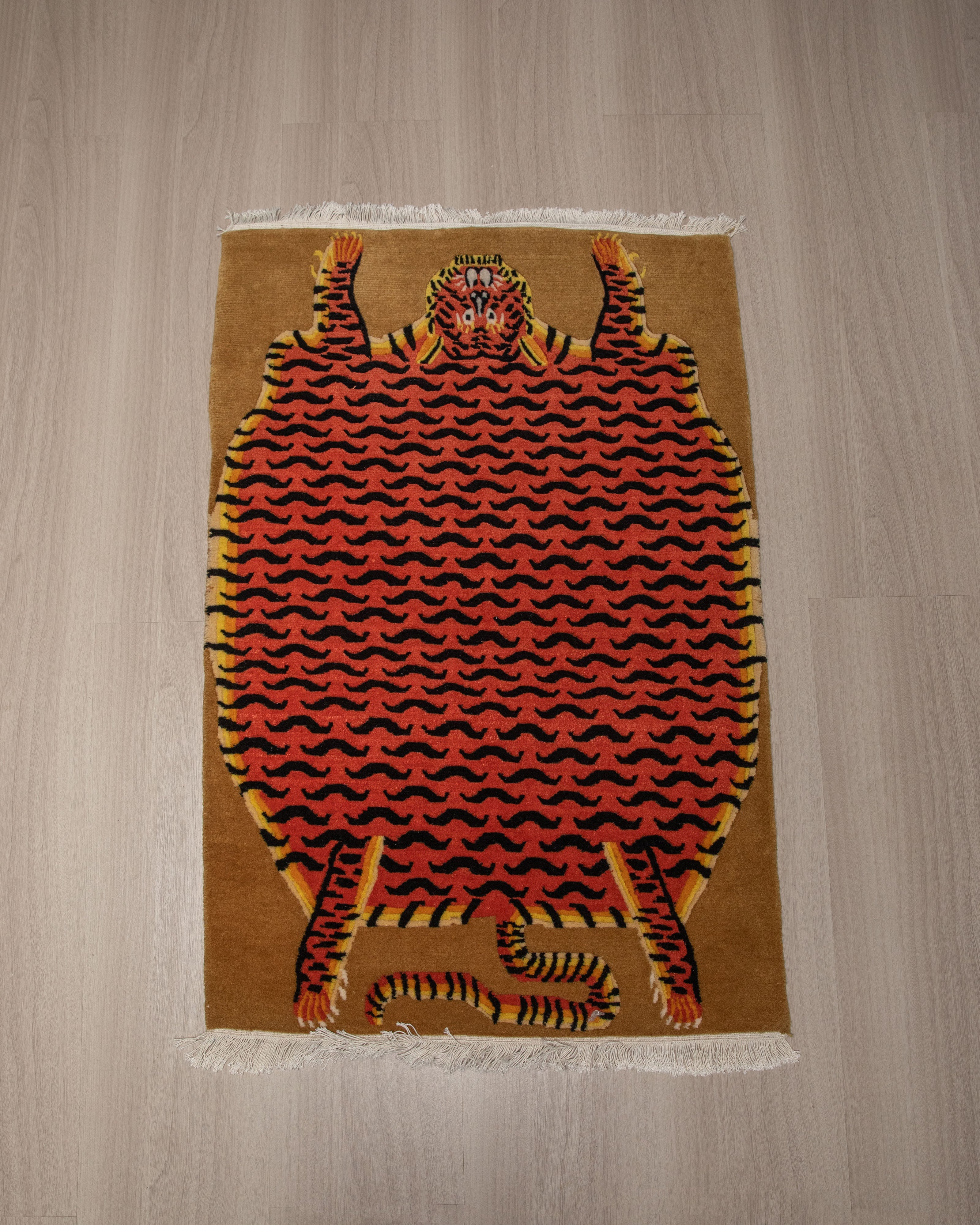 Traditional Wool Rug | Spiritual Artwork for Meditation