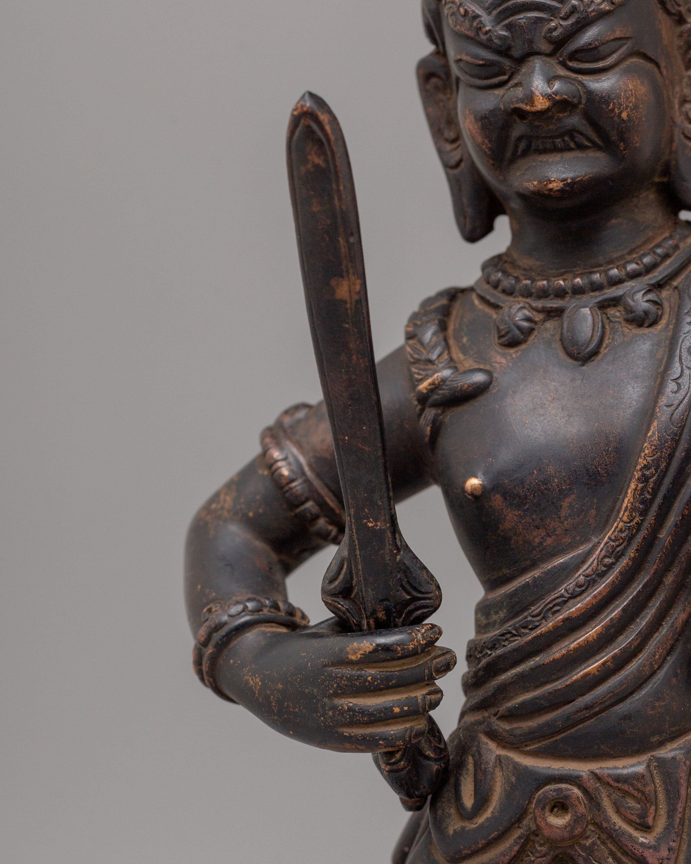 Traditional Yamraj Sculpture | Statue for Altar Decor