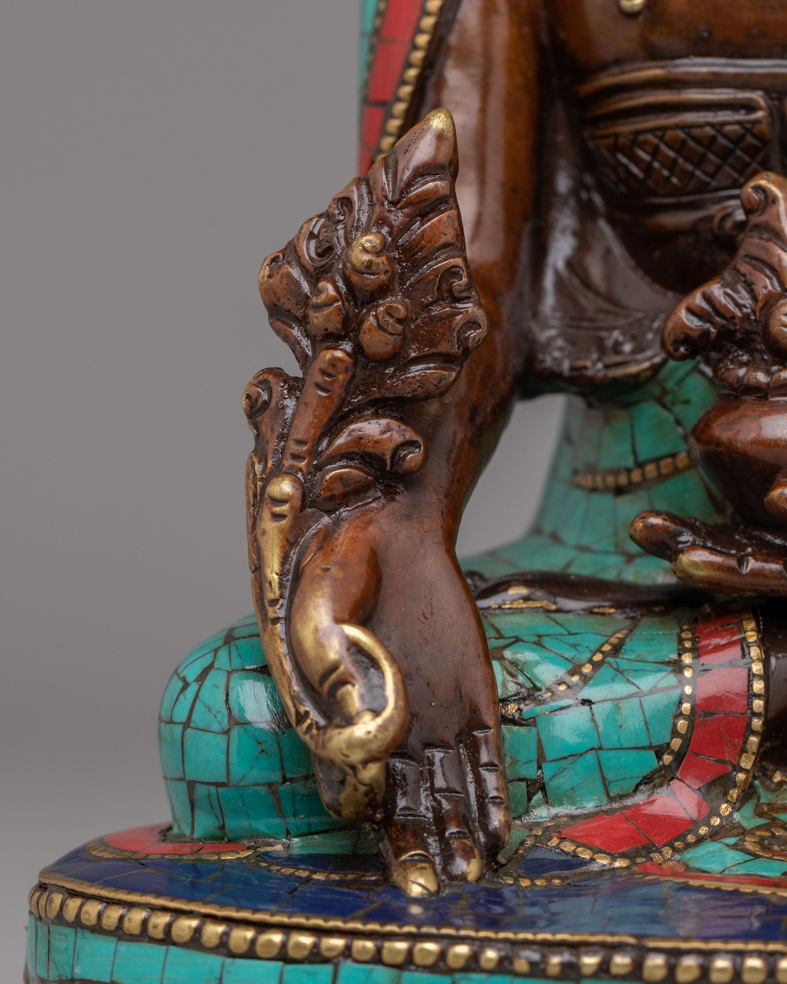 Tibetan Medicine Buddha Deity Statue | Spiritual Healing Decor
