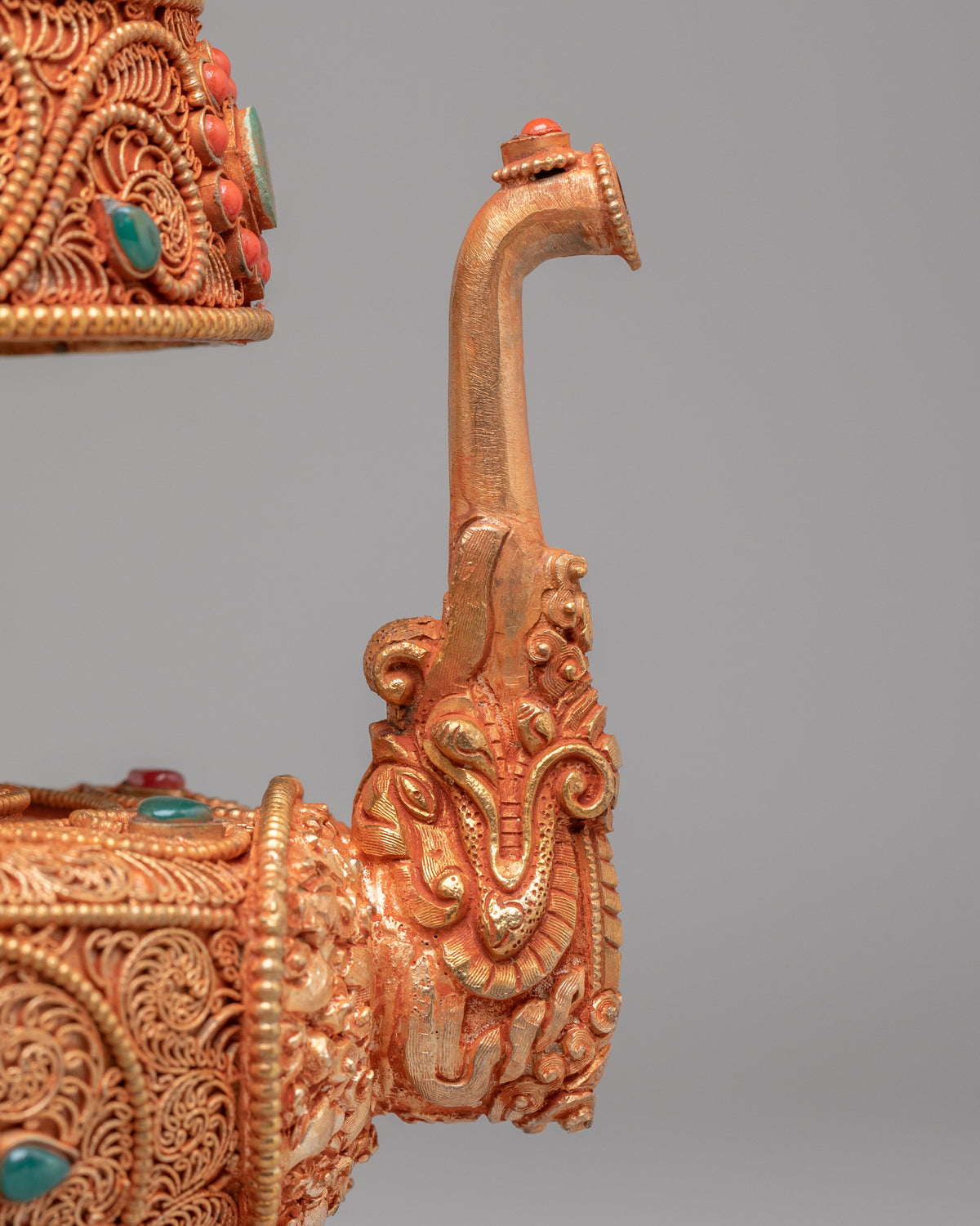 Himalayan Buddhist Bhumba Set | Traditional Tibetan Ceremonial Vessels