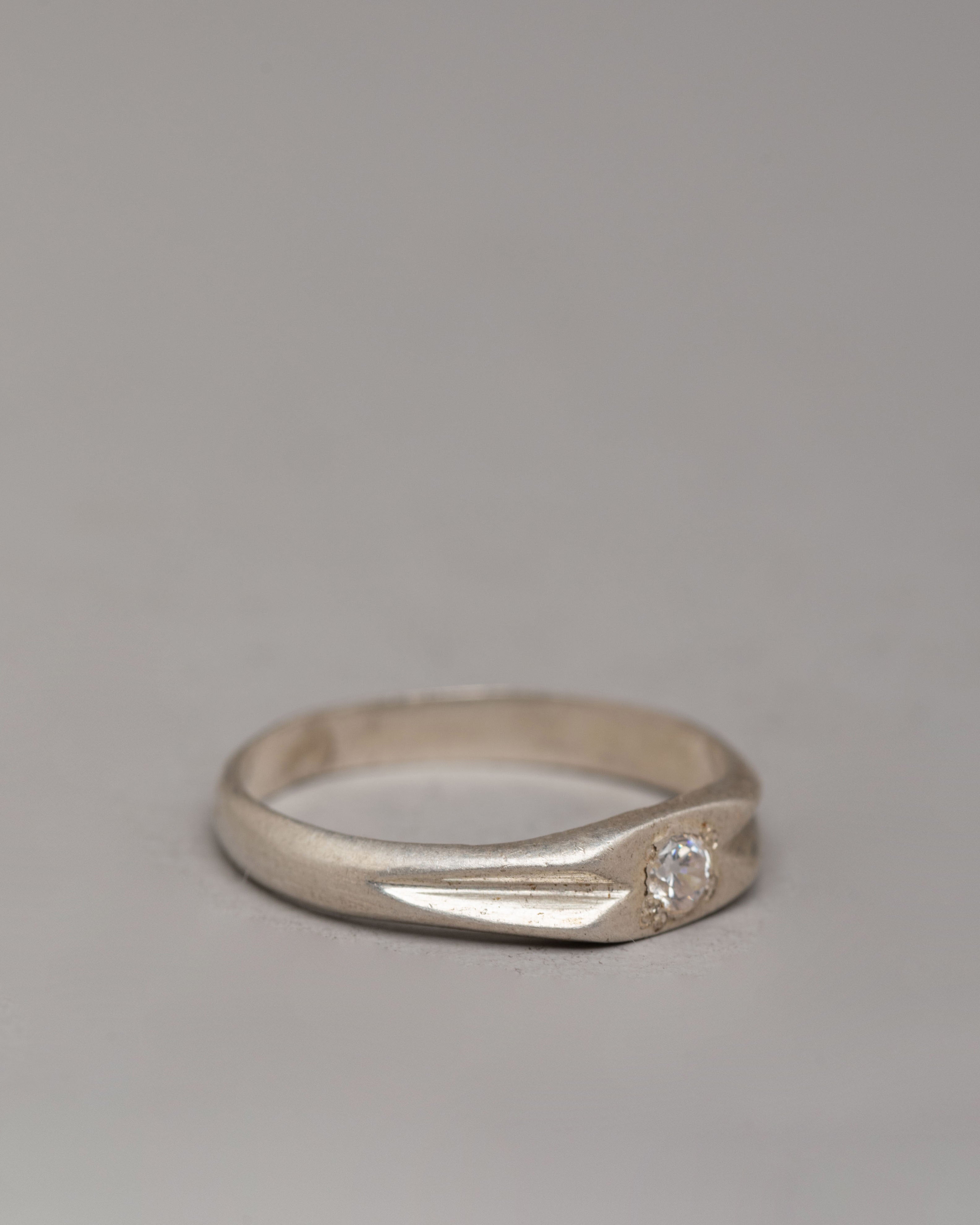 Handmade Silver Jewelry Ring | Natural Stone Zircon