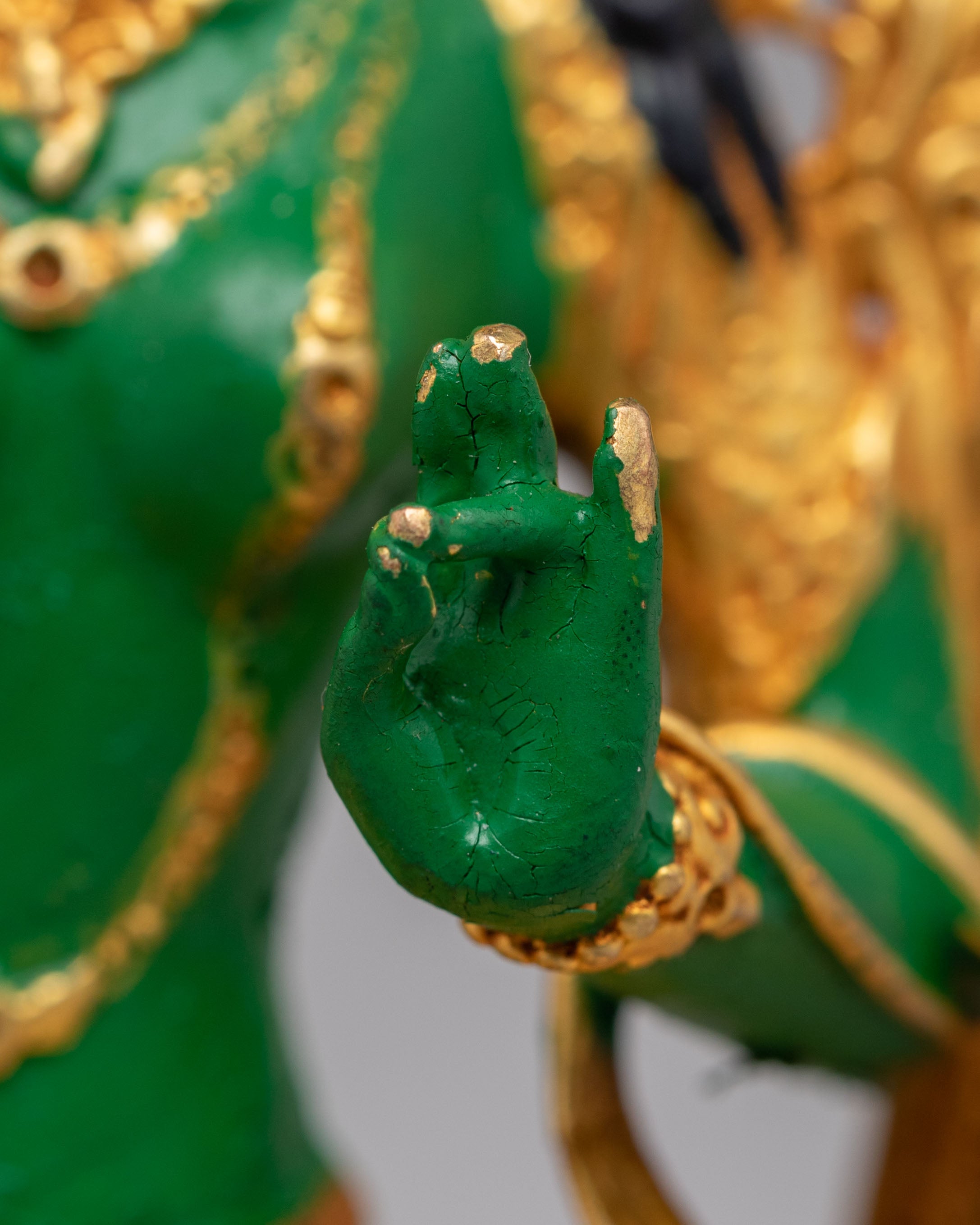 Green Tara Healing Goddess Statue | Symbol of Compassion