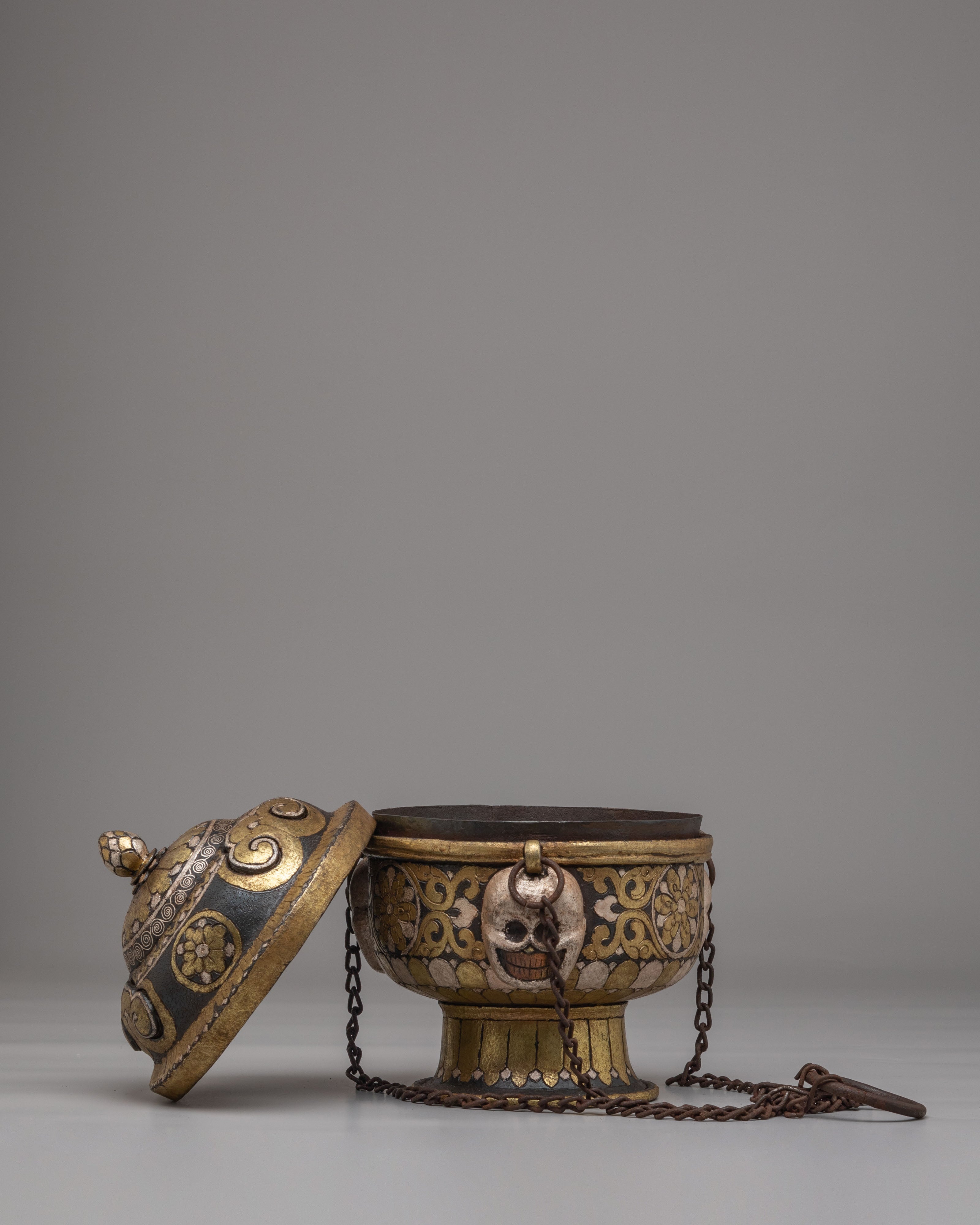 Tibetan Insense Burner | Handcrafted Buddhist Ritual Item