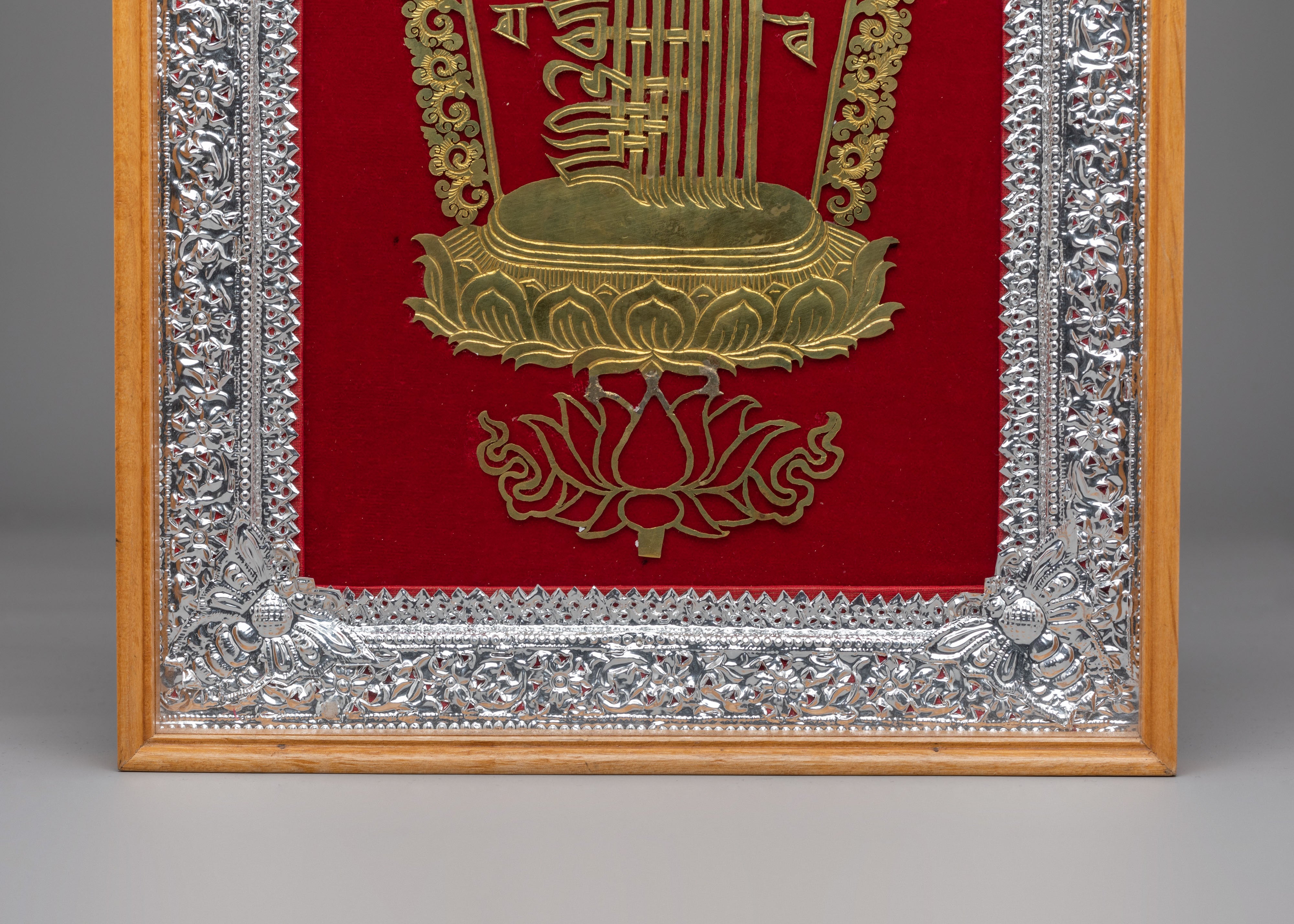 Kalachakra Emblem Wall Hanging | Kalachakra Symbol Art