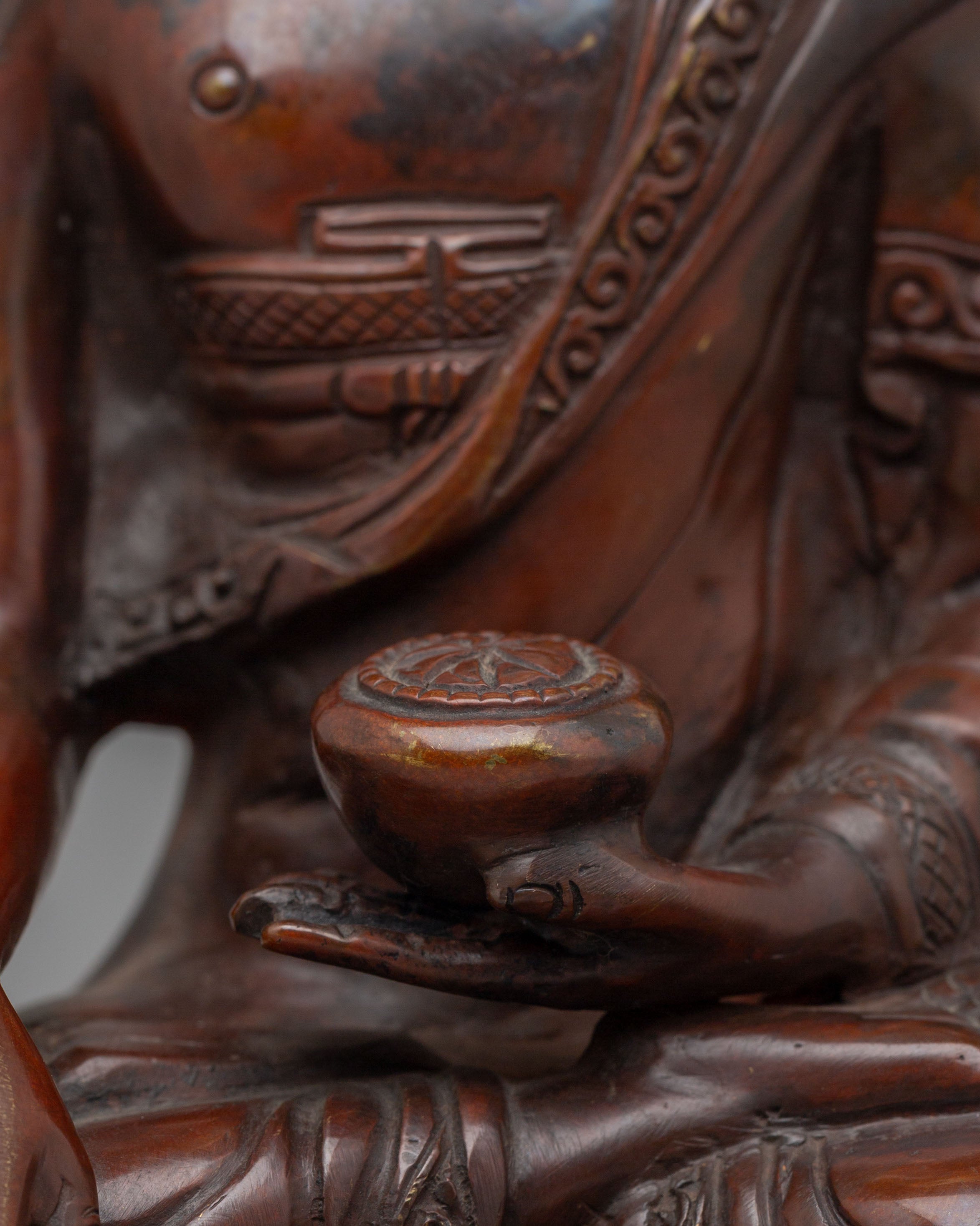Buddhist Ritual Shakyamuni Buddha Statue | Traditional Artwork for Altar Decor