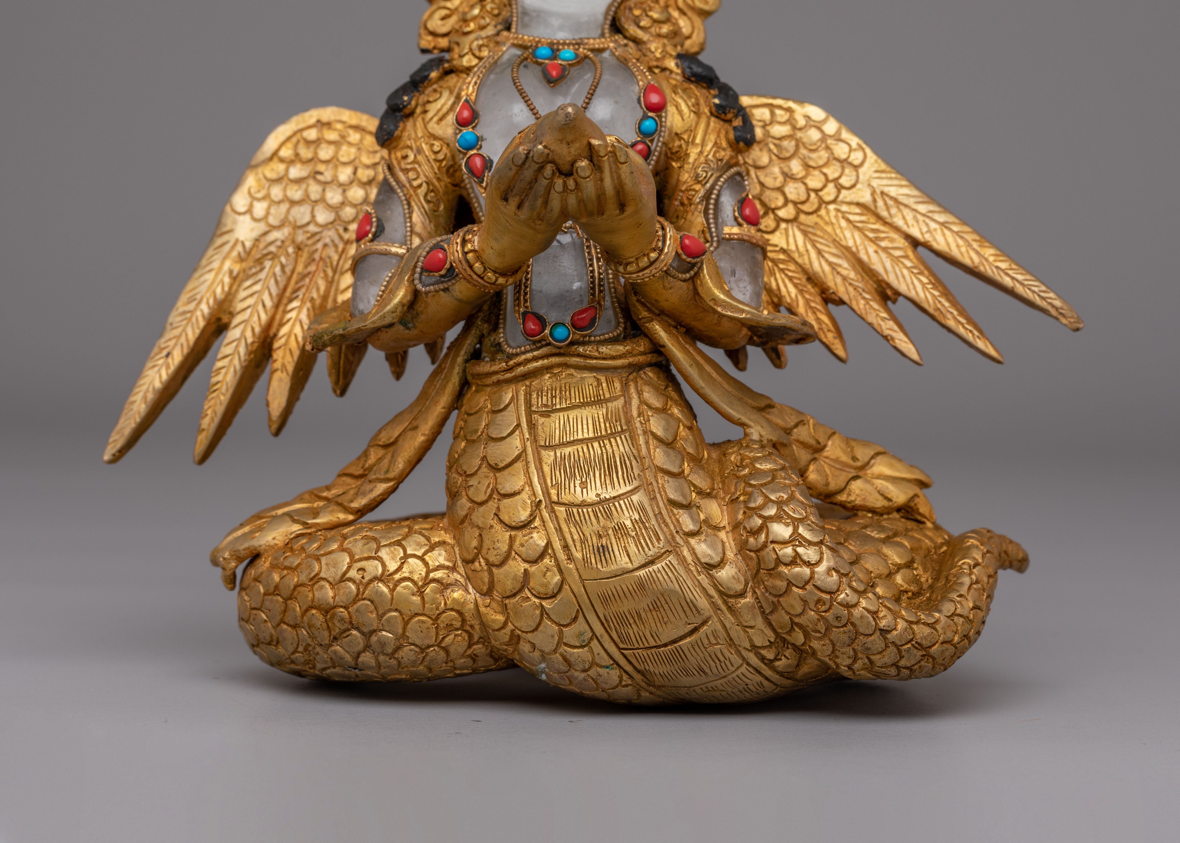 Handmade Nagkanya Deity Statue | Sacred Hindu Deity Art