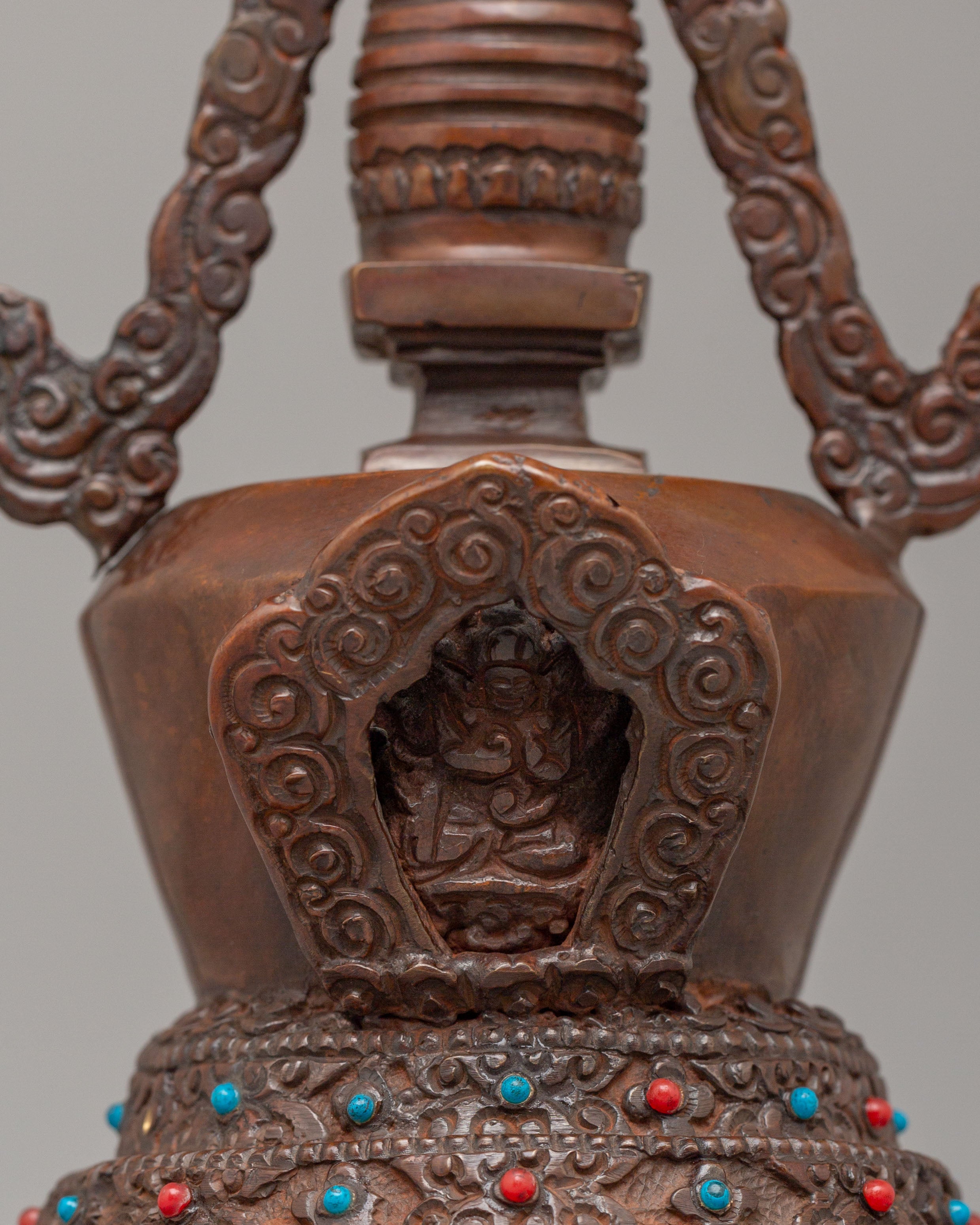 Sacred Ritual Lotus Blossom Stupa | Symbol of Enlightenment