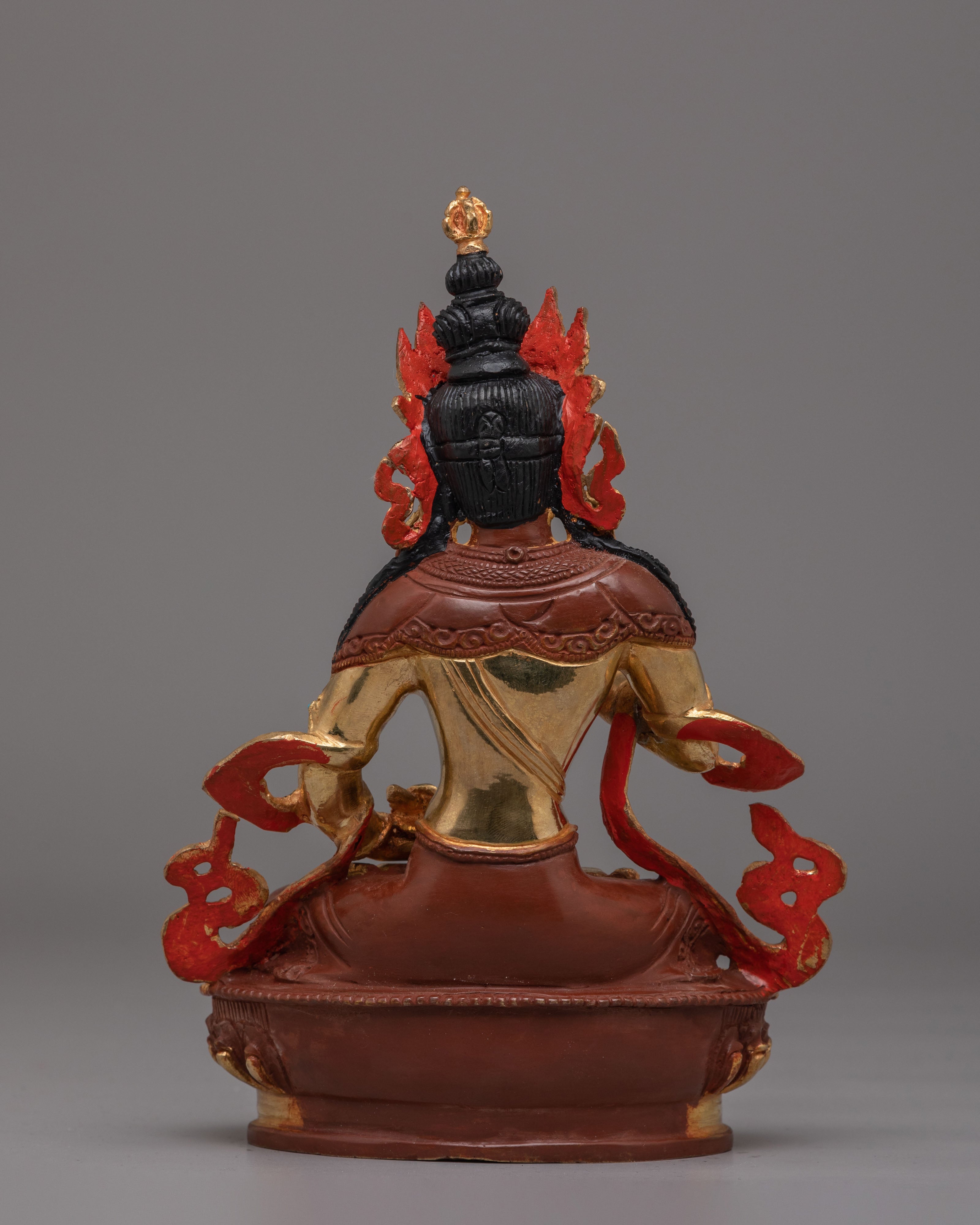 Sacred Vajrasattva Sculpture | Handcrafted Tibetan Artwork for Meditation