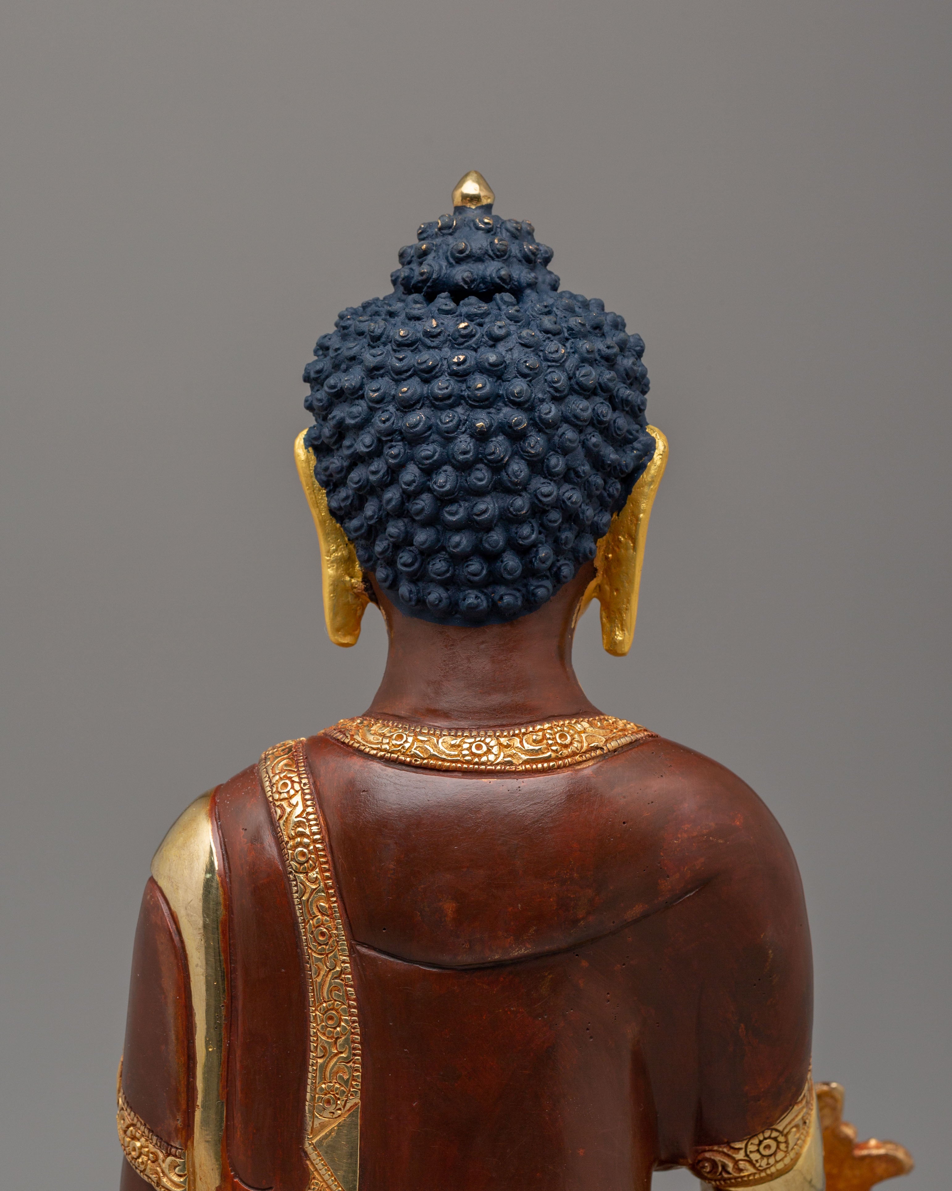 Bhaisajyaguru Healing Buddha Figurine | Tibetan Medicine Buddha Sculpture
