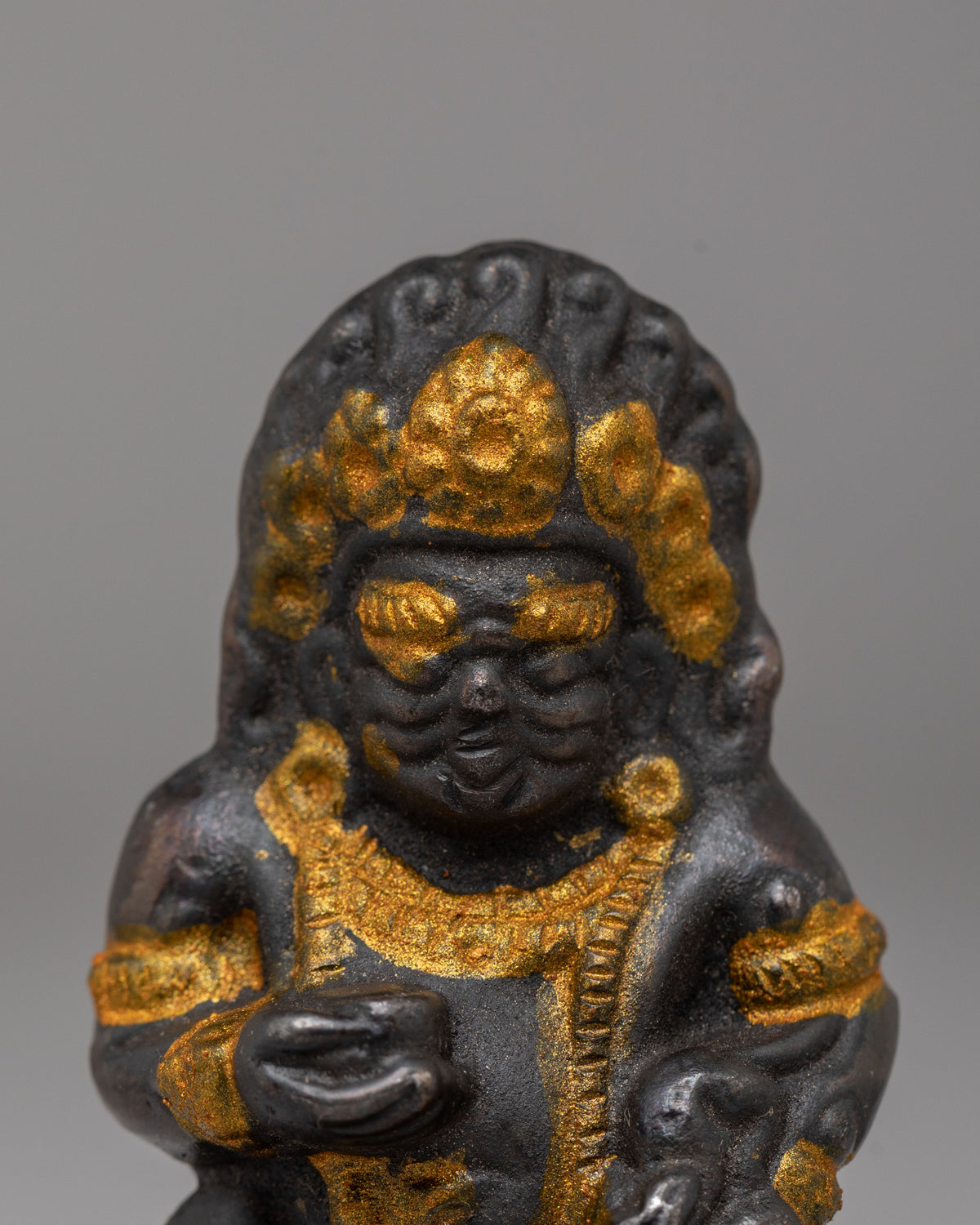 Tibetan Buddhist Black Dzambhala | Wealth Deity for Prosperity