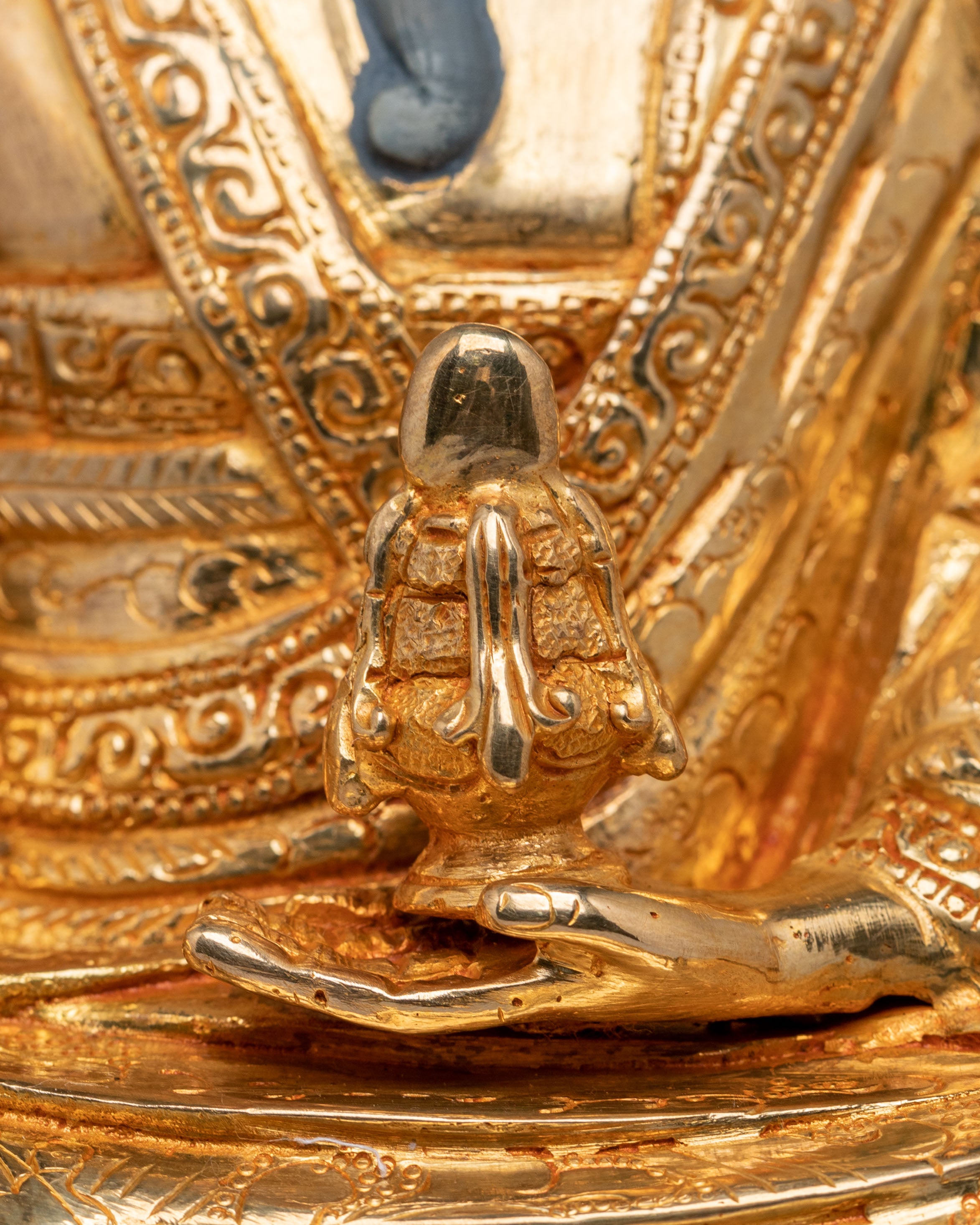 Handcrafted Guru Shapdum Statue | Tibetan Spiritual Master
