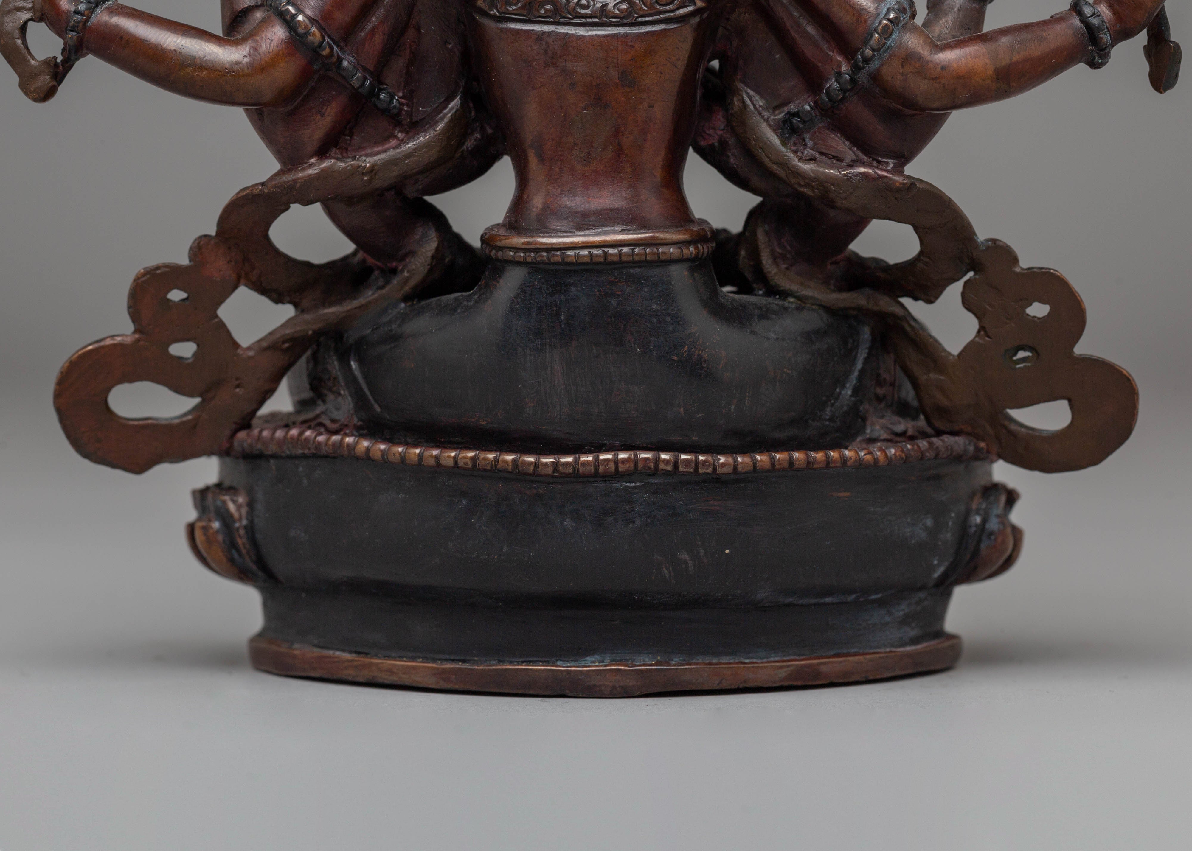 Handcrafted Namasangiti Sculpture | Embodiment of Primordial Wisdom