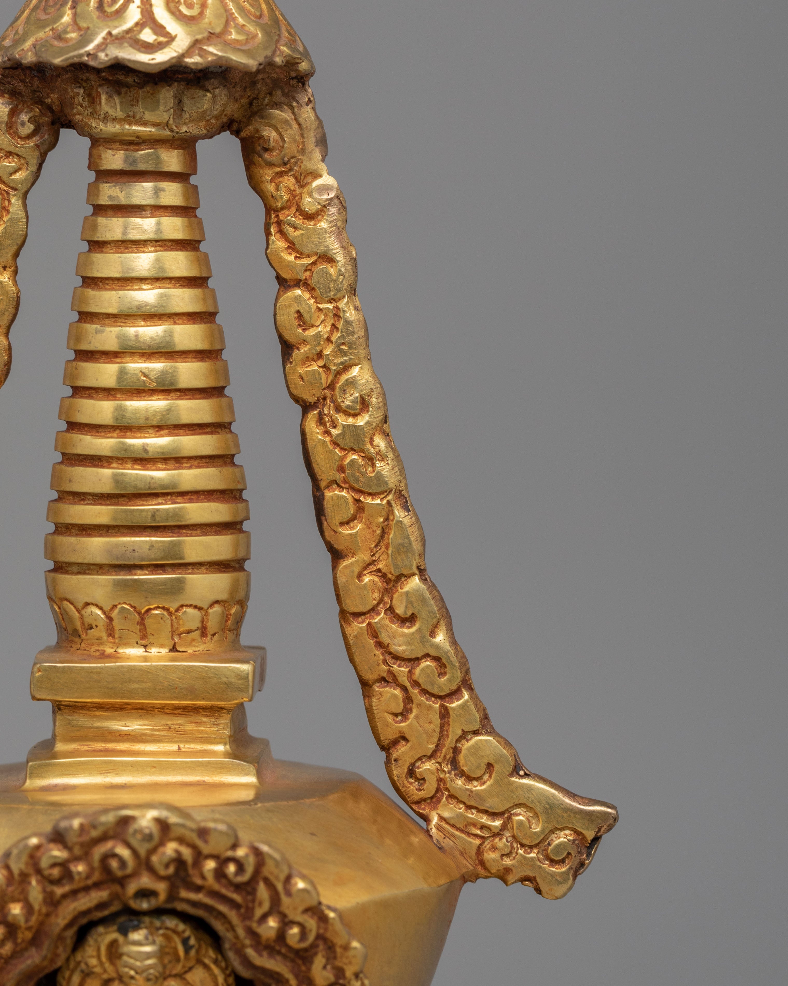 Traditional Himalayan Enlightenment Stupa | Sacred Buddhist Decor