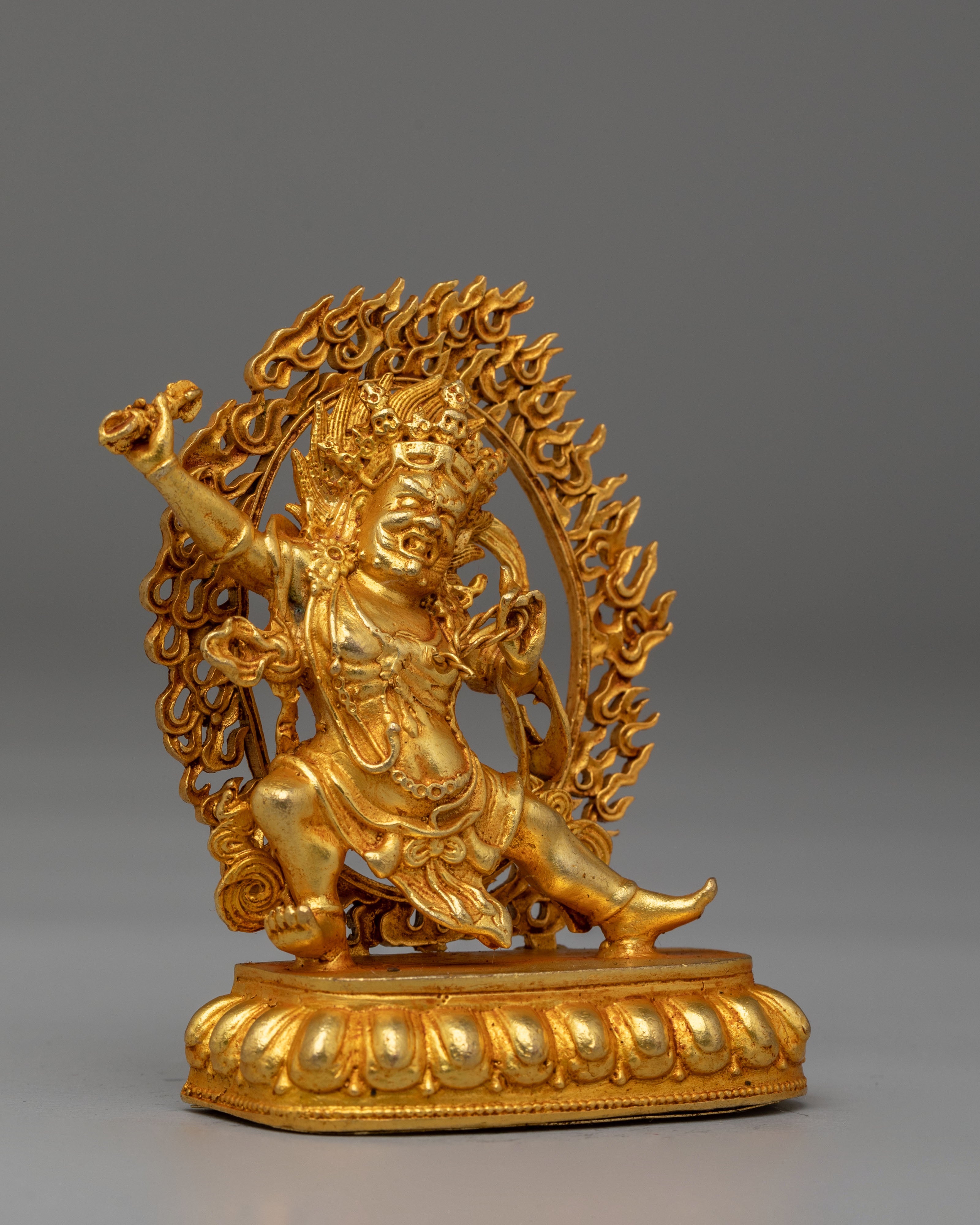 Sacred Vajrapani Bodhisattva Statue | Protector Deity Sculpture