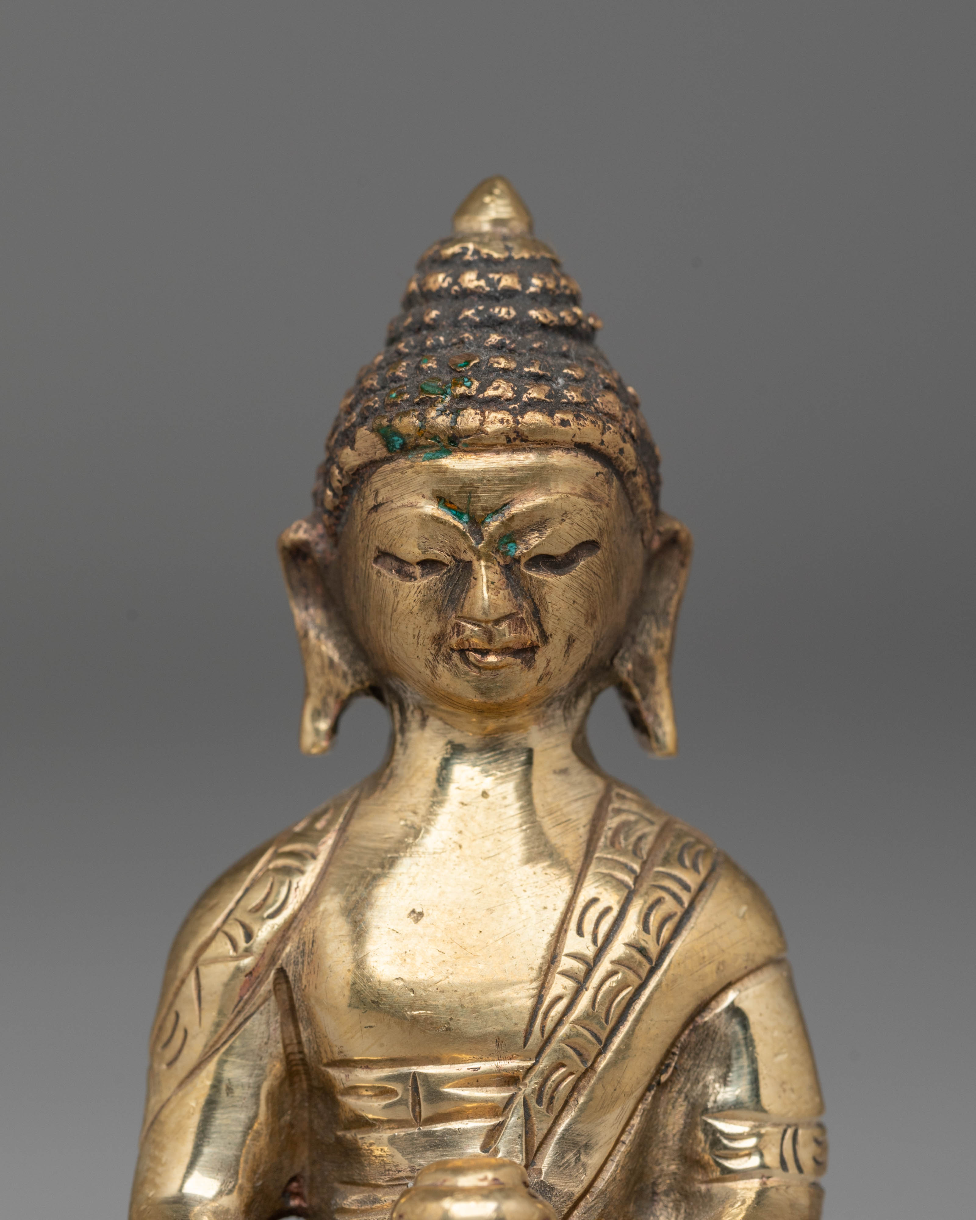 Handcrafted Five-Buddha Set Statue | Spiritual Enlightenment Decor
