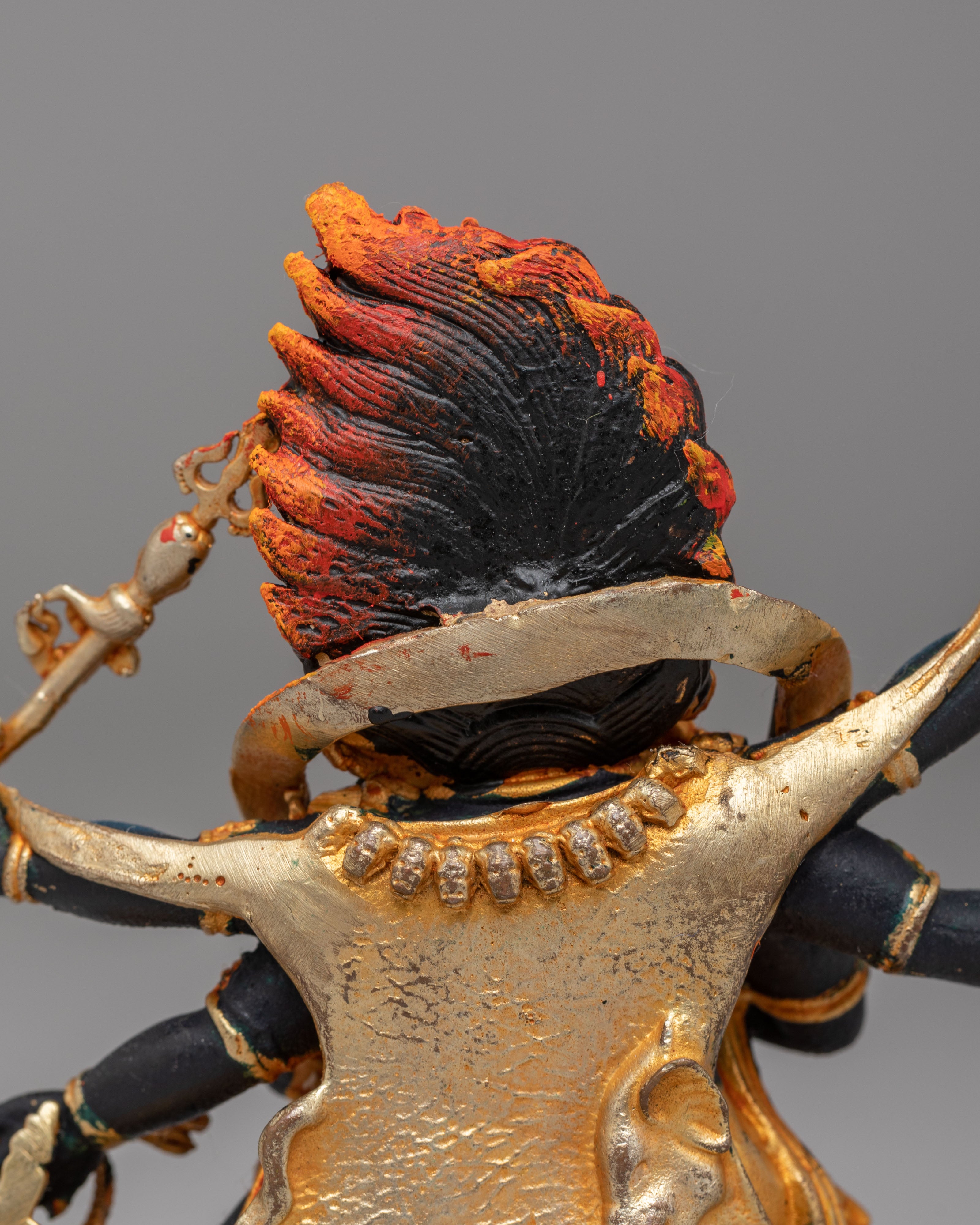 Six-Armed Mahakala Protector Deity Statue | Symbol of Protection and Strength
