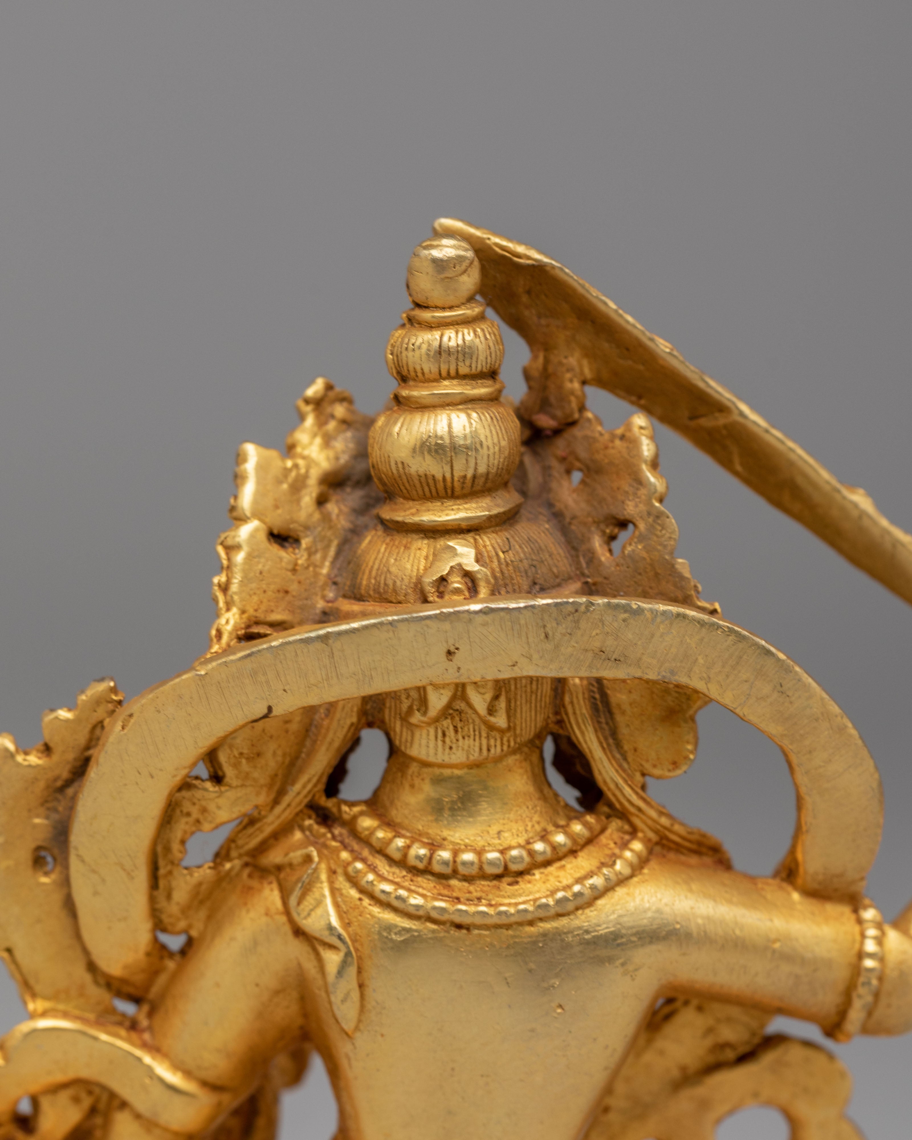Himalayan Buddhist Wisdom Deity Statue | Manjushri Decor