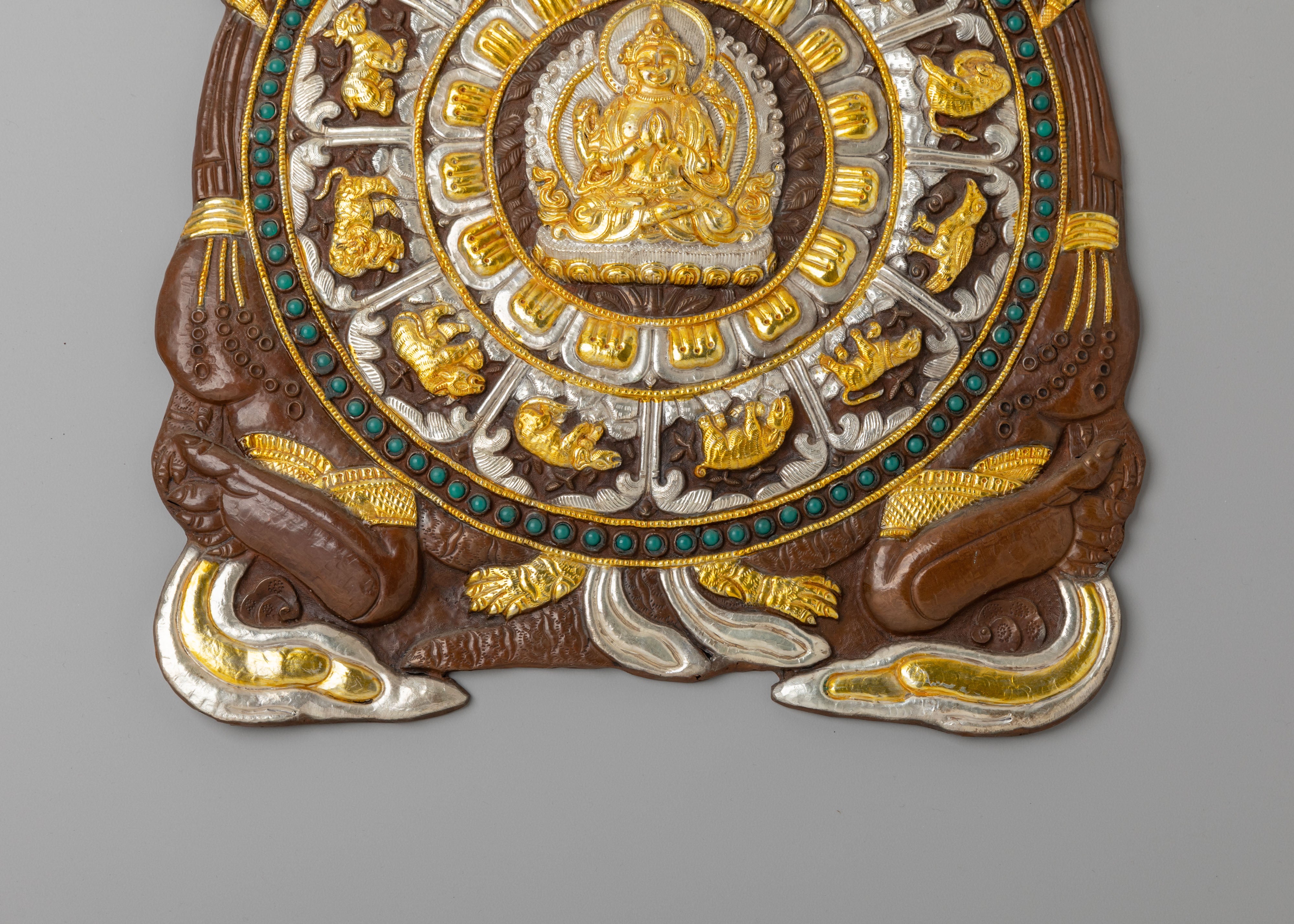 Tibetan Astrological Calendar Wall Hanging | Cultural Artwork