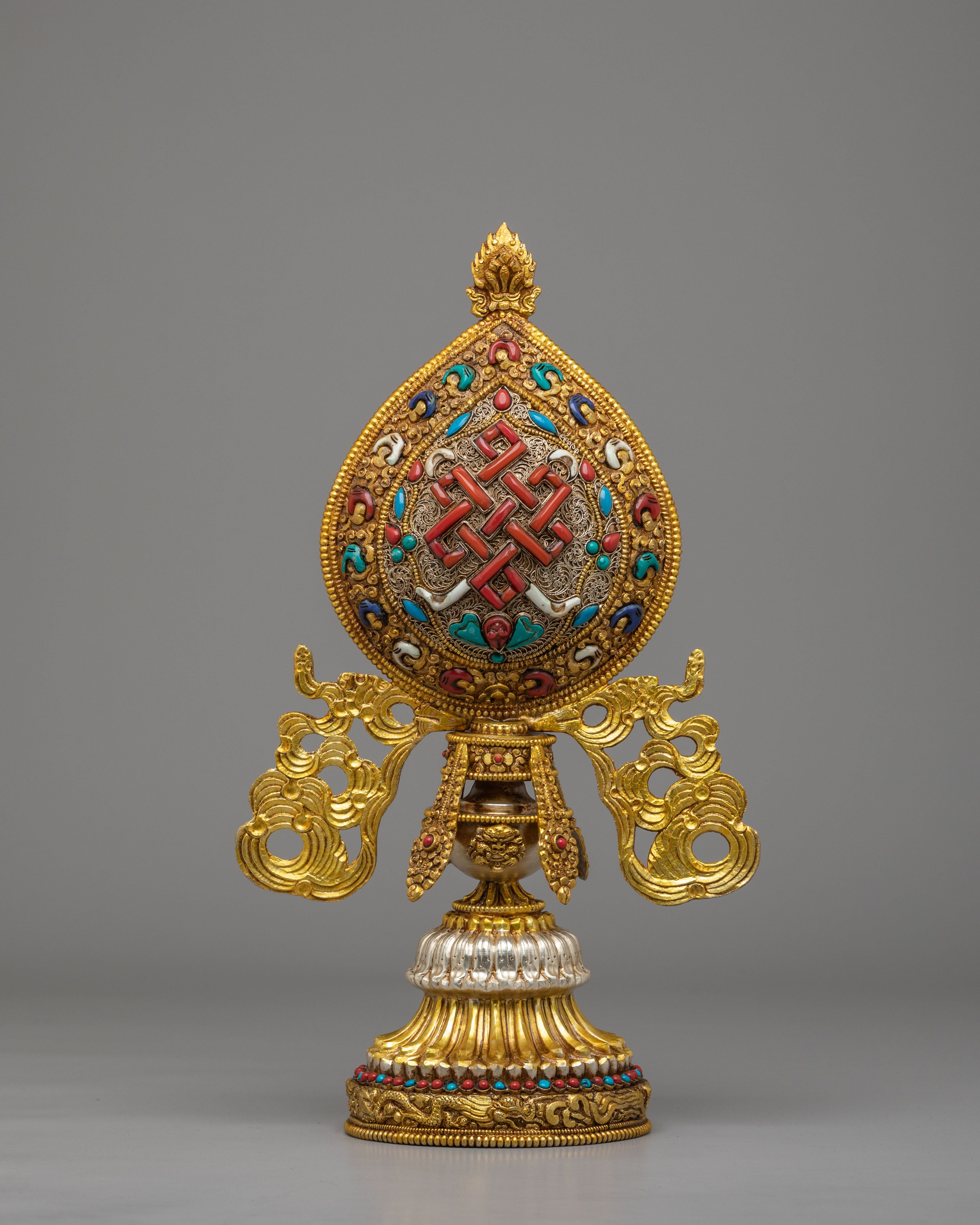 Ashtamangala Buddhist Symbol Set | Traditional Ritual Artwork
