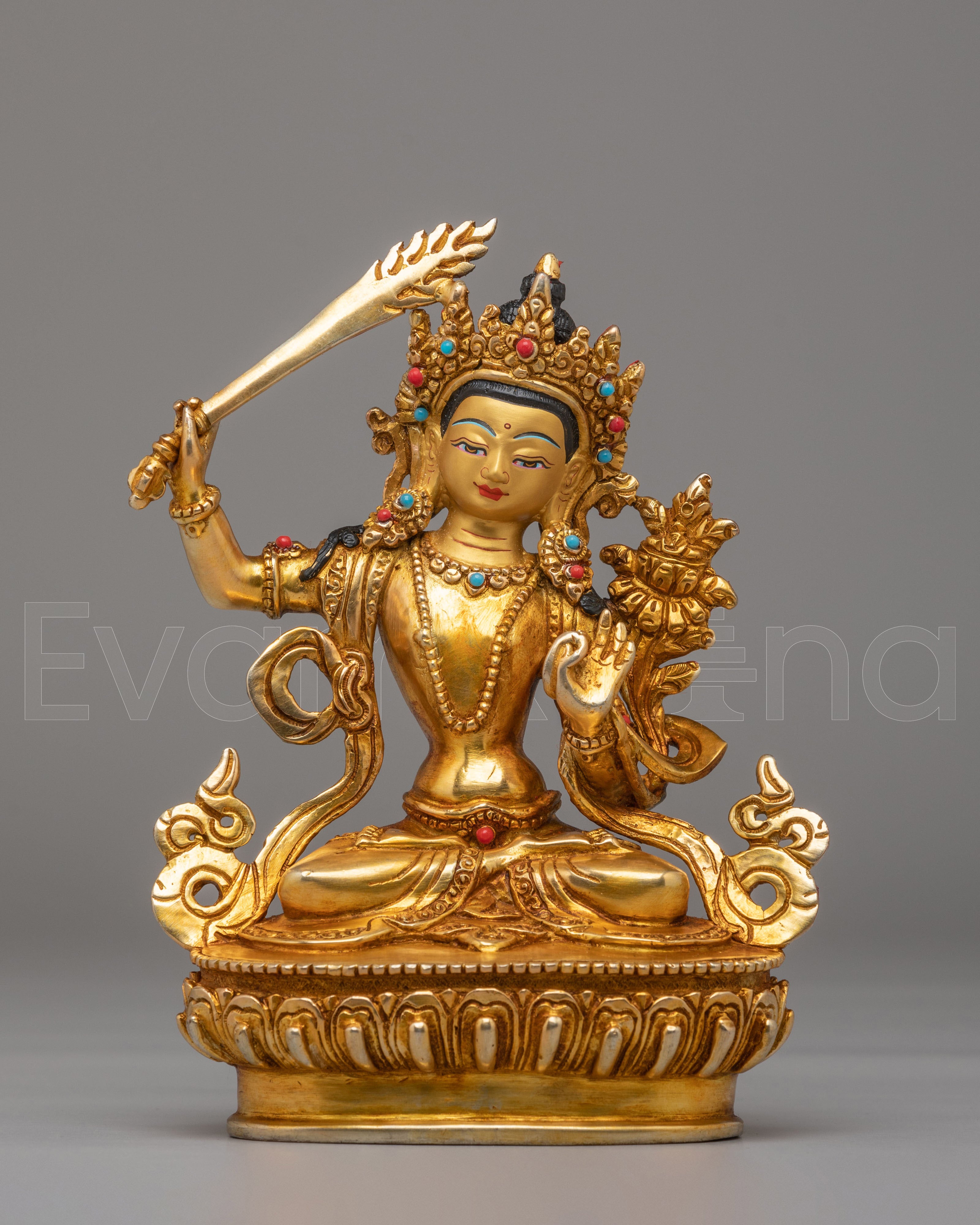 Wisdom Bodhisattva Manjushri Statue