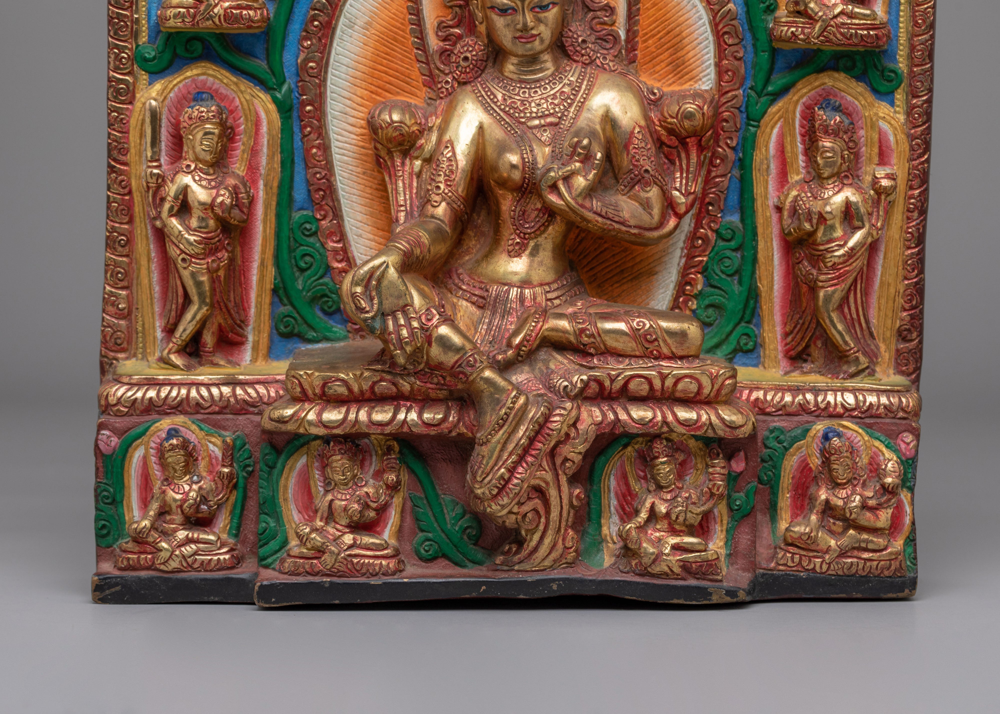Handmade Buddhist 21 Tara Statue | Divine Goddess for Meditation and Blessings