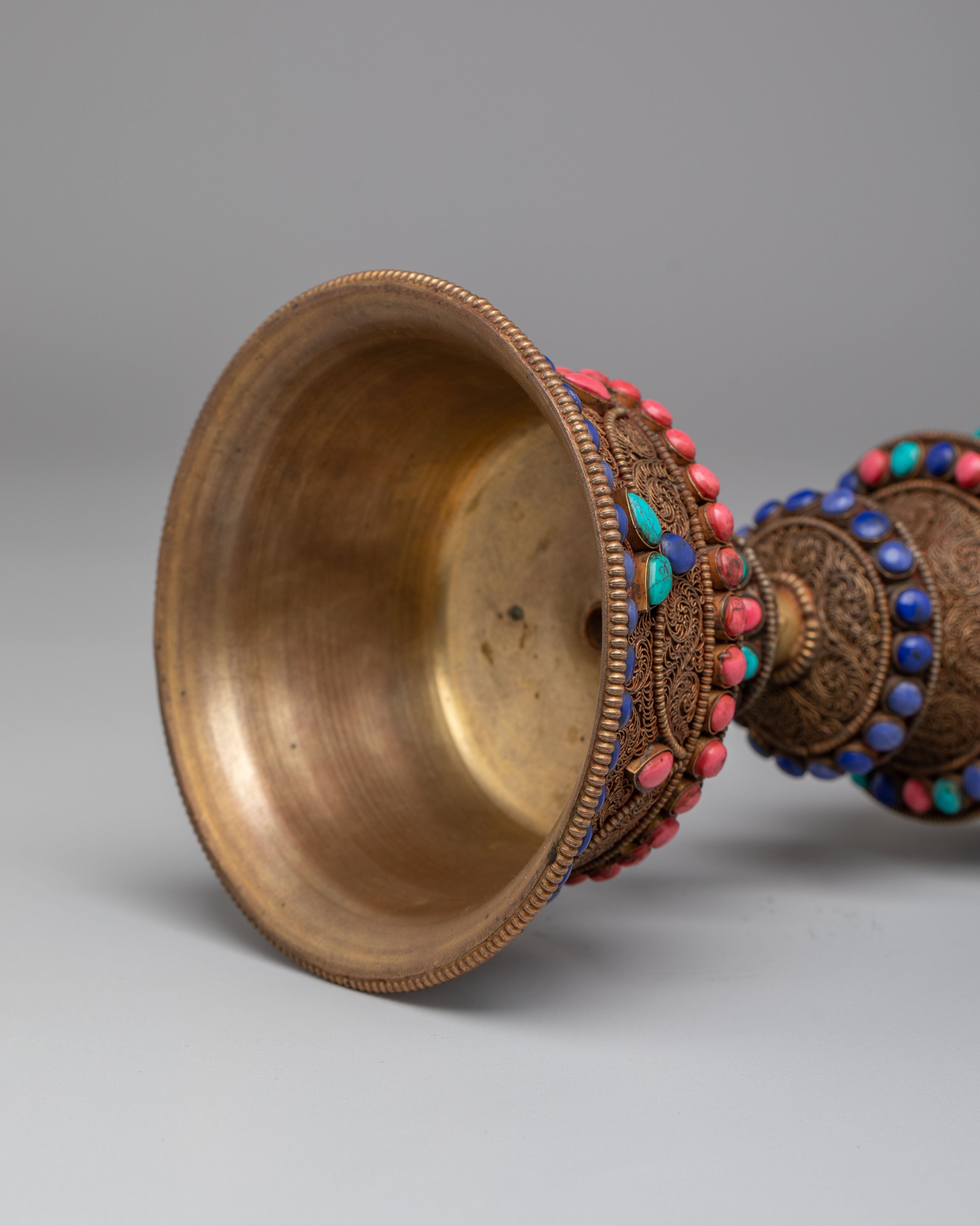 Buddhist Butter Lamp For Offering | Traditional Tibetan Ritual Lamp