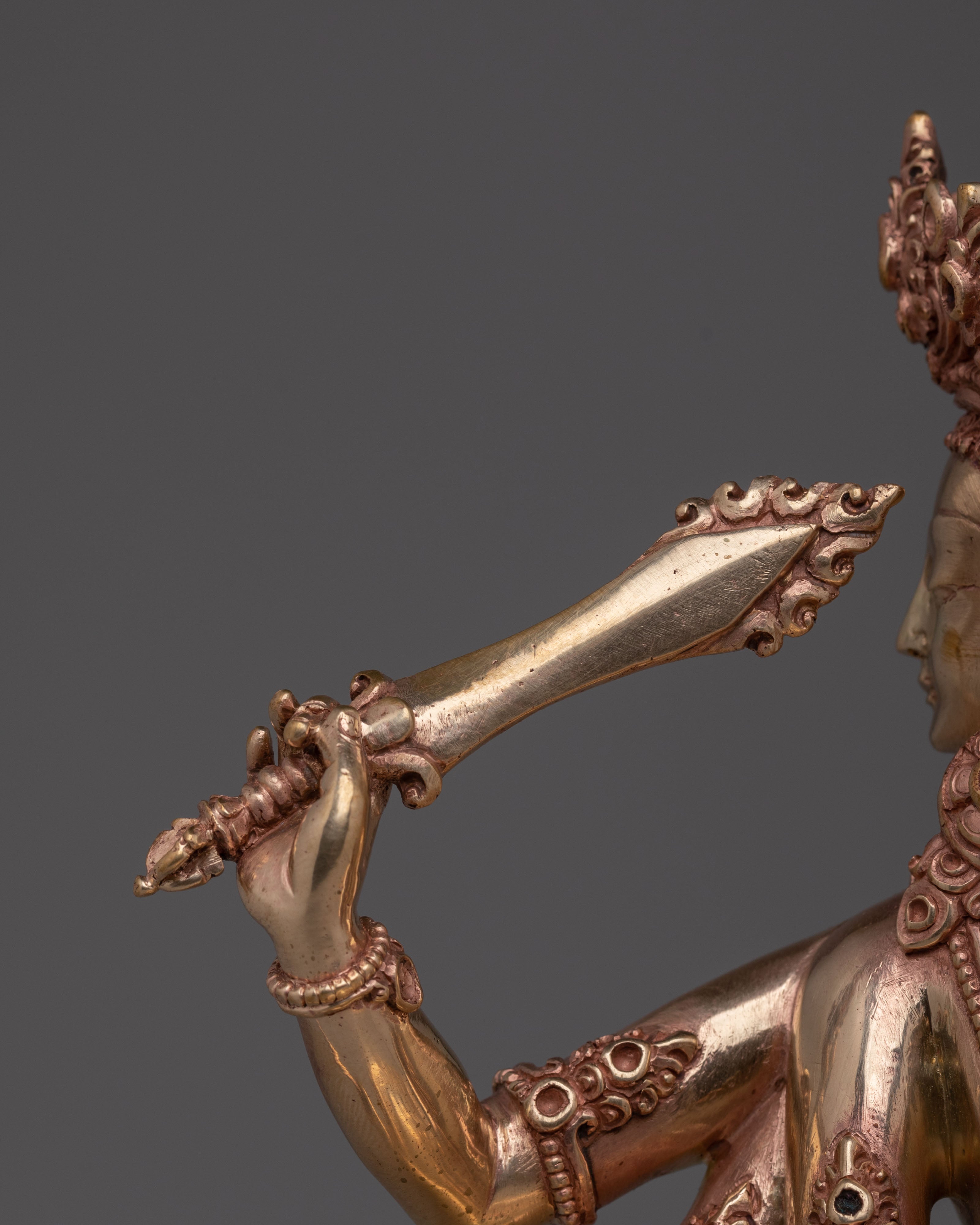 Tibetan Maha Manjushri Statue | Wisdom Deity