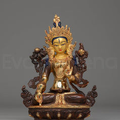 White Tara Handcrafted Tibetan Statue