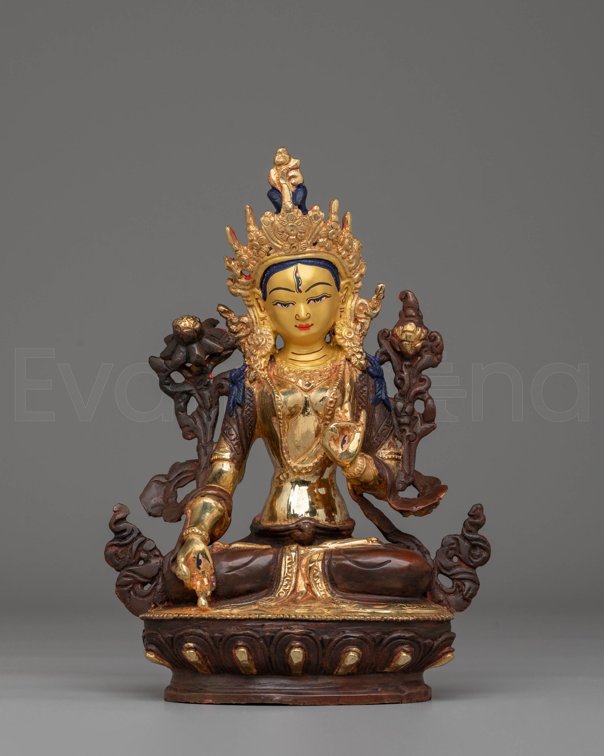 White Tara Handcrafted Tibetan Statue