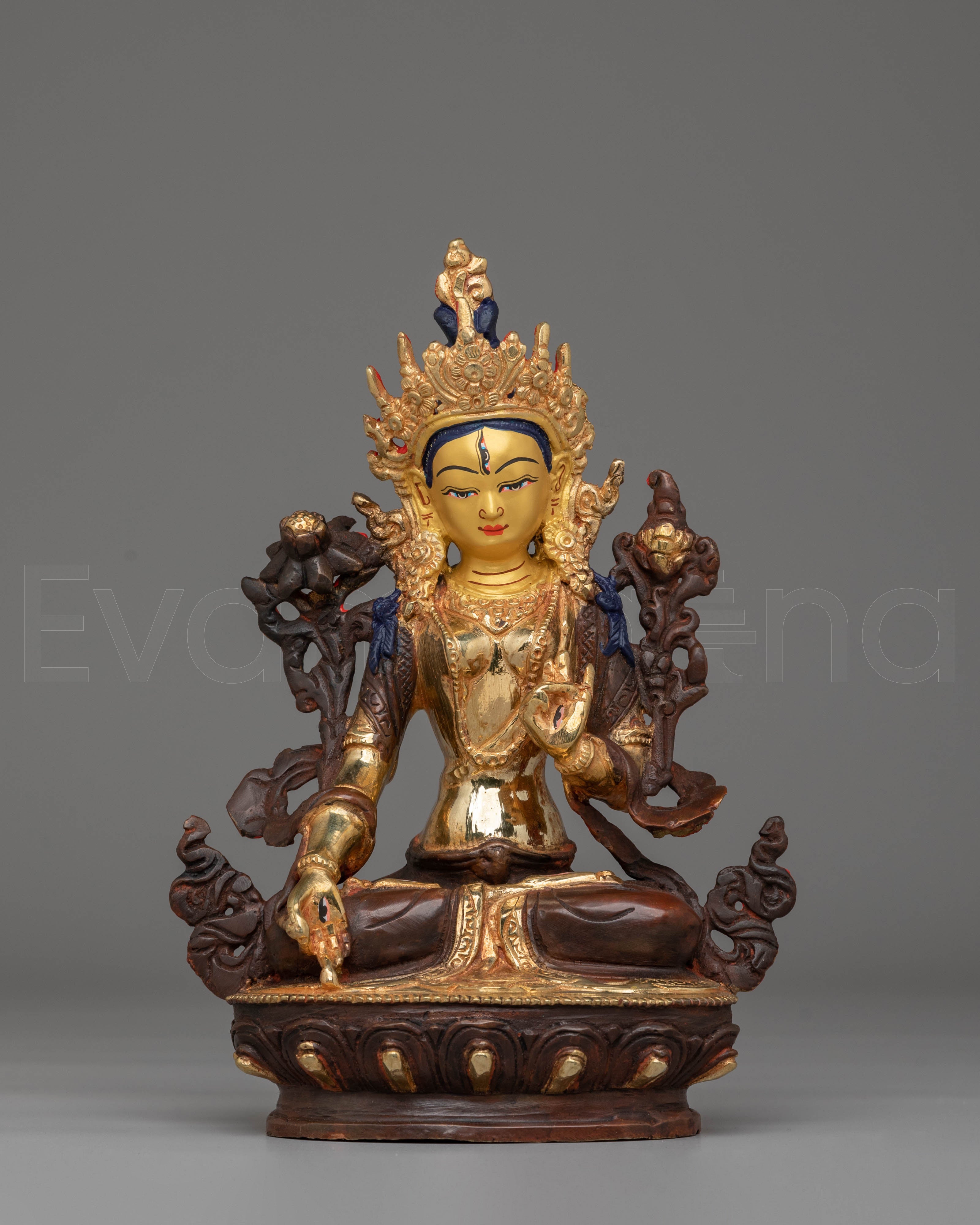 White Tara Handcrafted Tibetan Statue