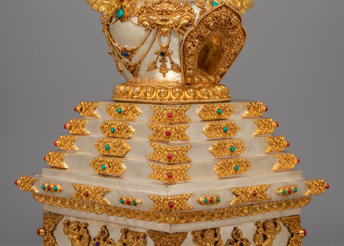 Tibetan Enlightenment Jangchub Stupa | Symbolizing Spiritual Awakening