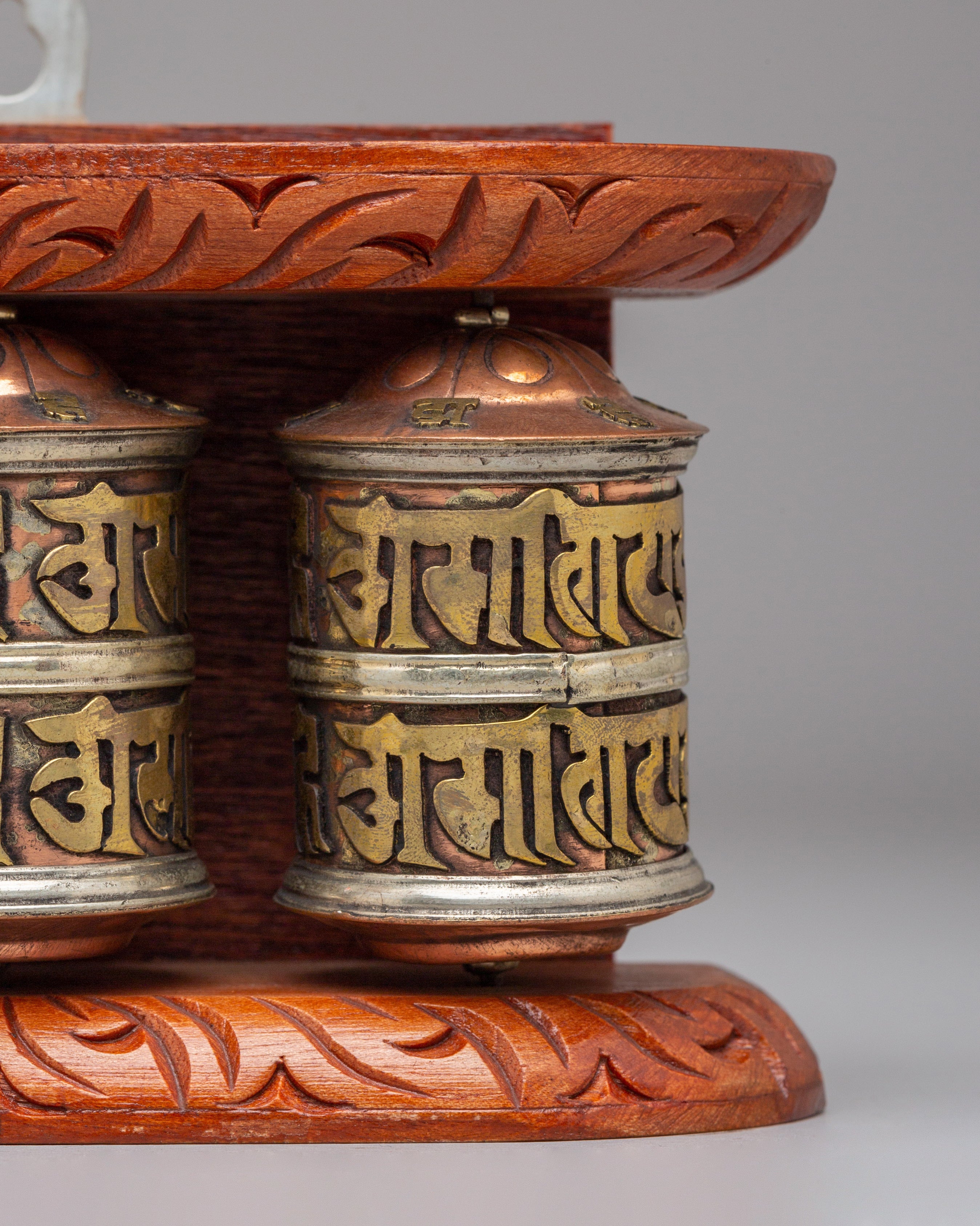 Handmade Buddhist Prayer Wheel for Rituals | Symbol of Compassion