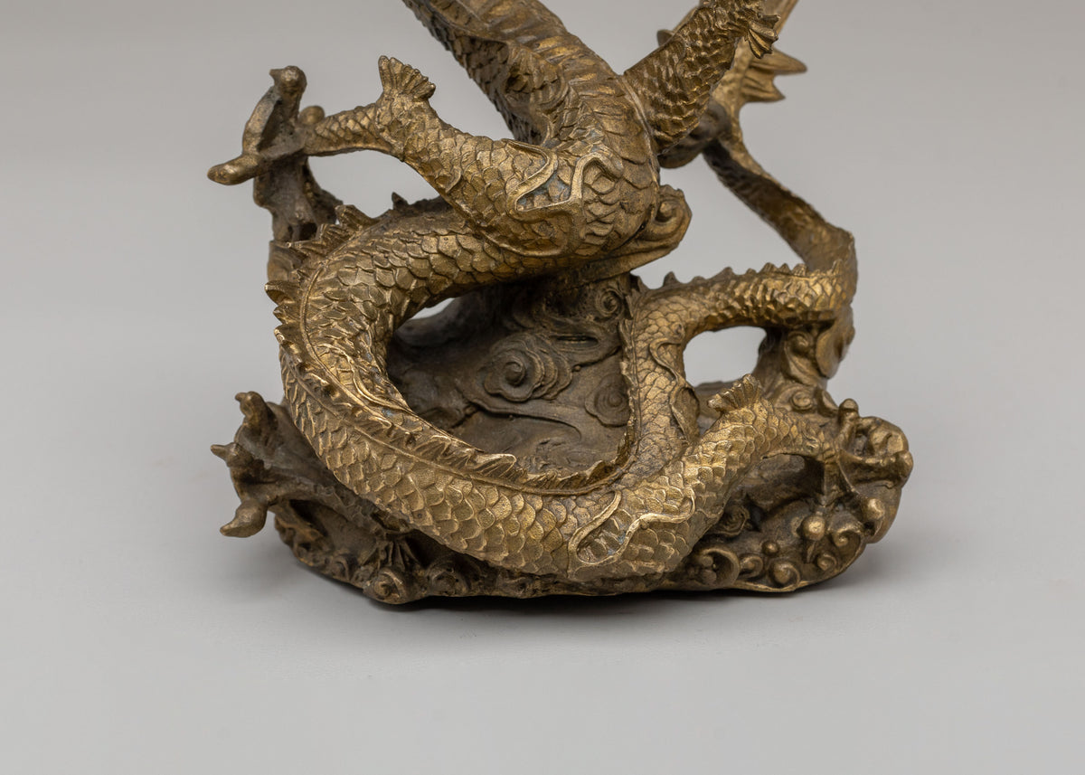 Handcrafted Dragon Guardian Sculpture | Symbol of Protection and Strength