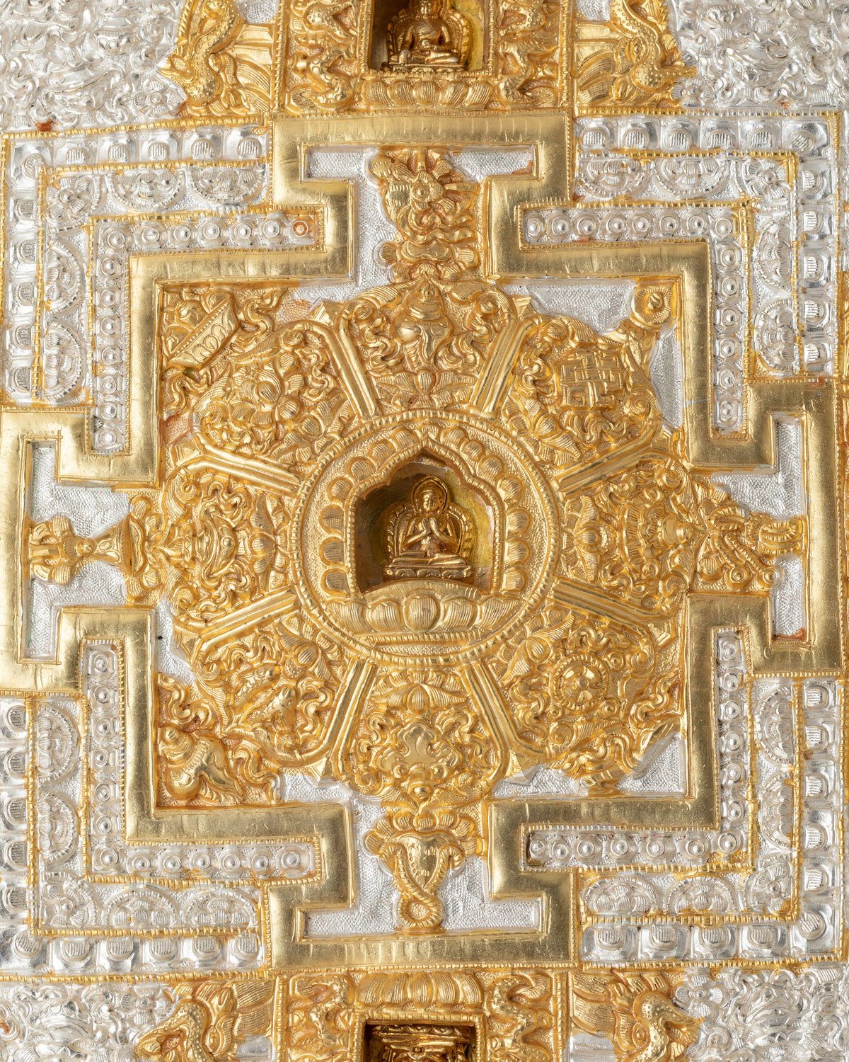 Pancha Buddha Mandala Wall Hanging | Spiritual Decor