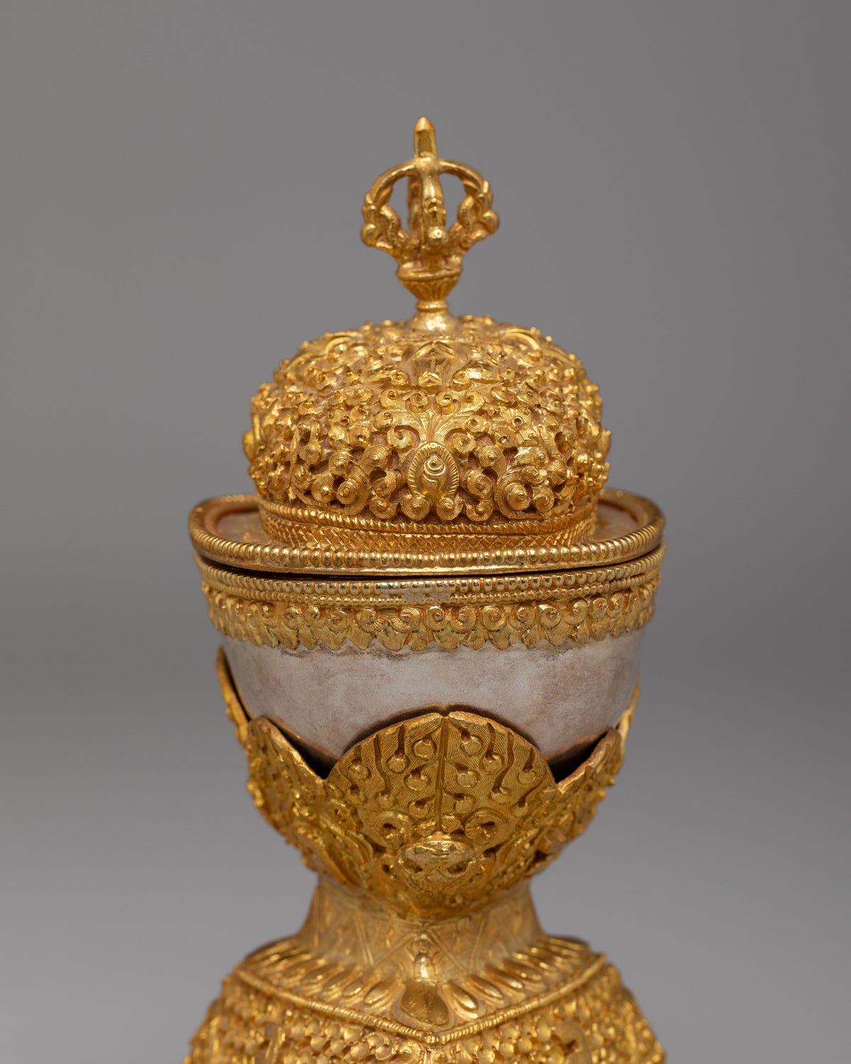Himalayan Sacred Offering Kapala | Handcrafted Ritual Vessel