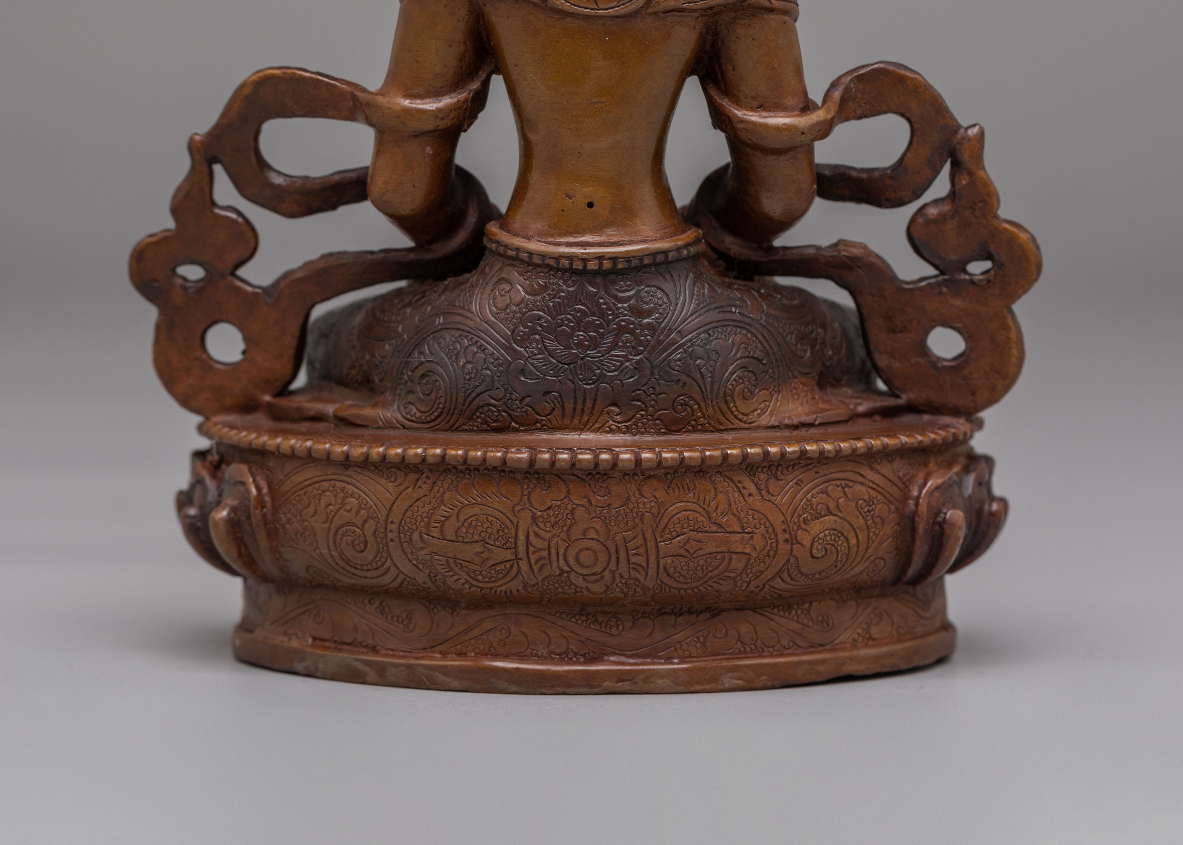Handmade Amitayus Statue for Long Life | Buddhist Deity of Infinite Life