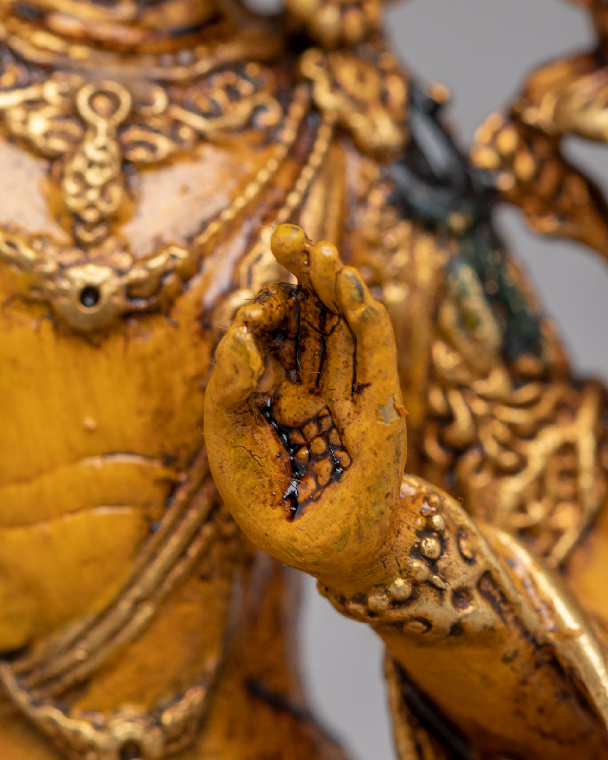 Ceremonial Manjushri Shrine Statue | Wisdom and Meditation Statue