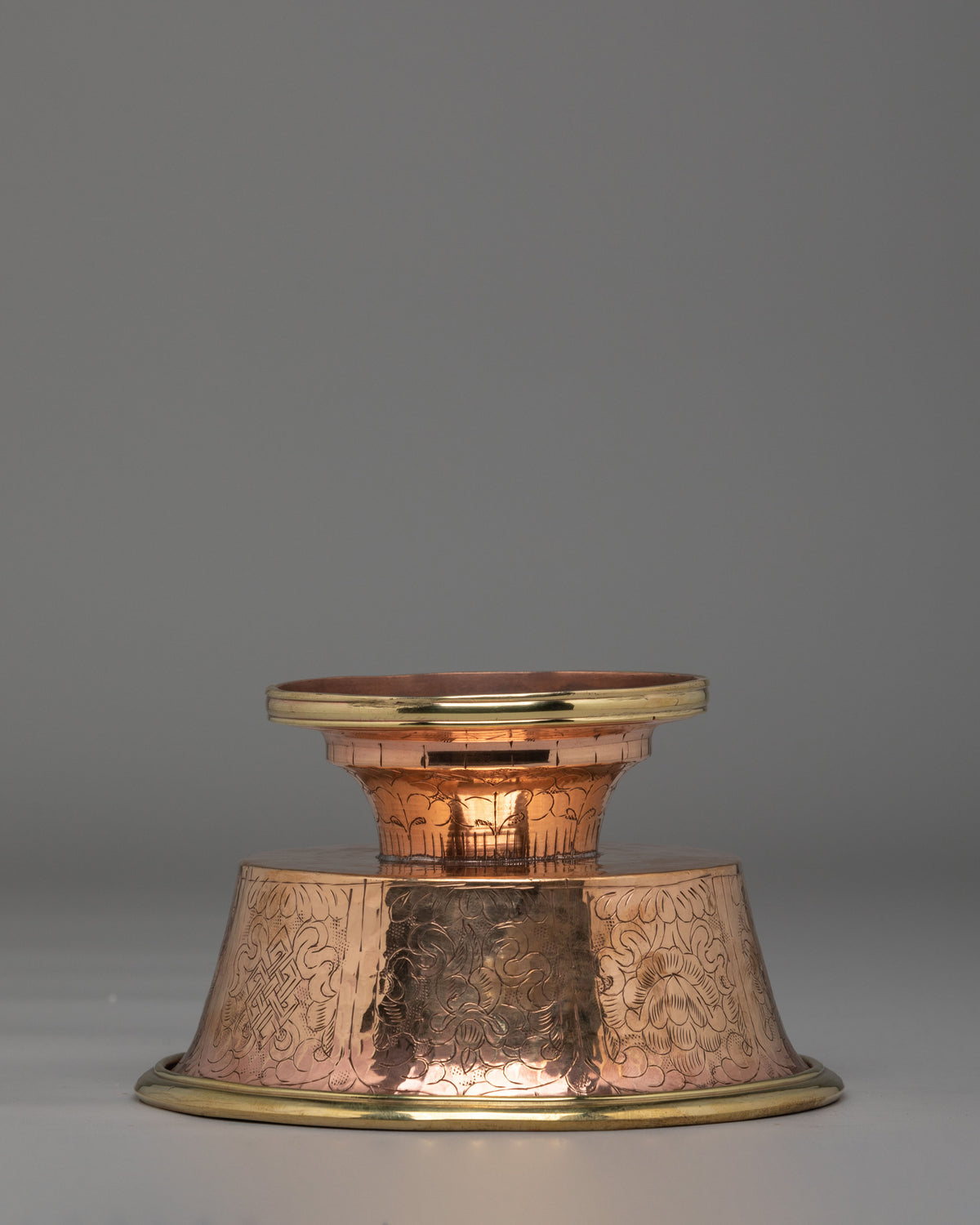 Auspicious Symbol Offering Bowl | Spiritual Decor