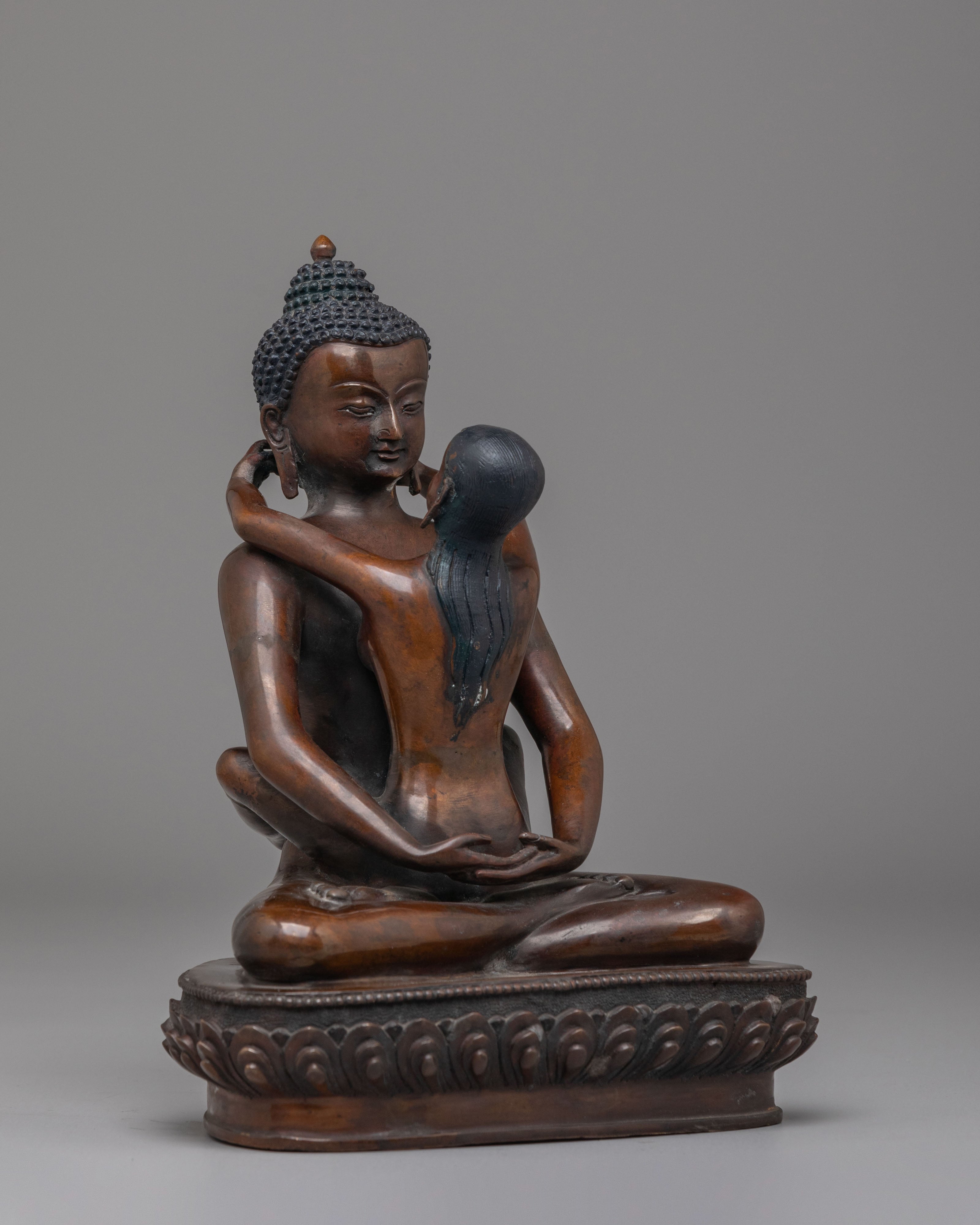 Sacred Samantabhadra Deity Statue | Tibetan Buddhist Enlightenment Symbol