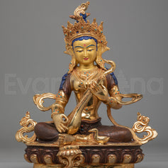 Divine Saraswati Statue