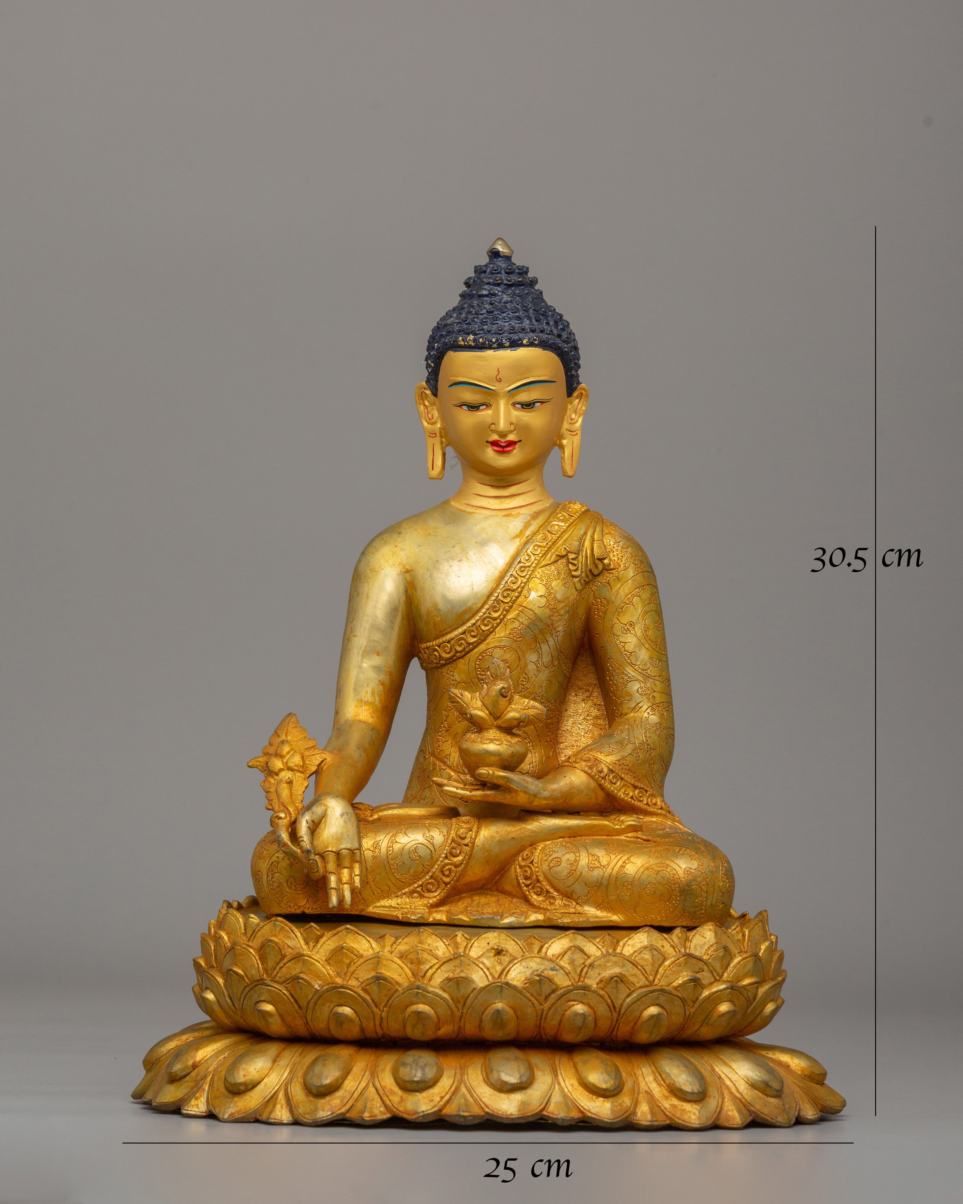 Divine Medicine Buddha Sculpture | Sacred Spiritual Art