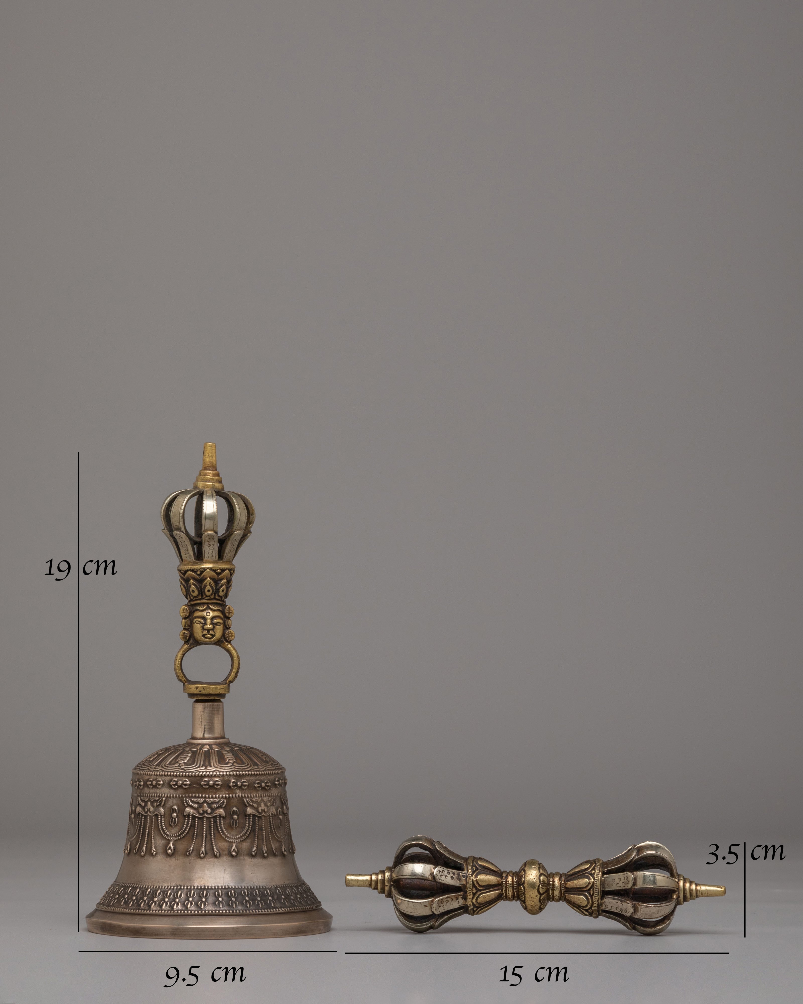 Sacred Bell and Vajra for Meditation | Tibetan Ritual Tools
