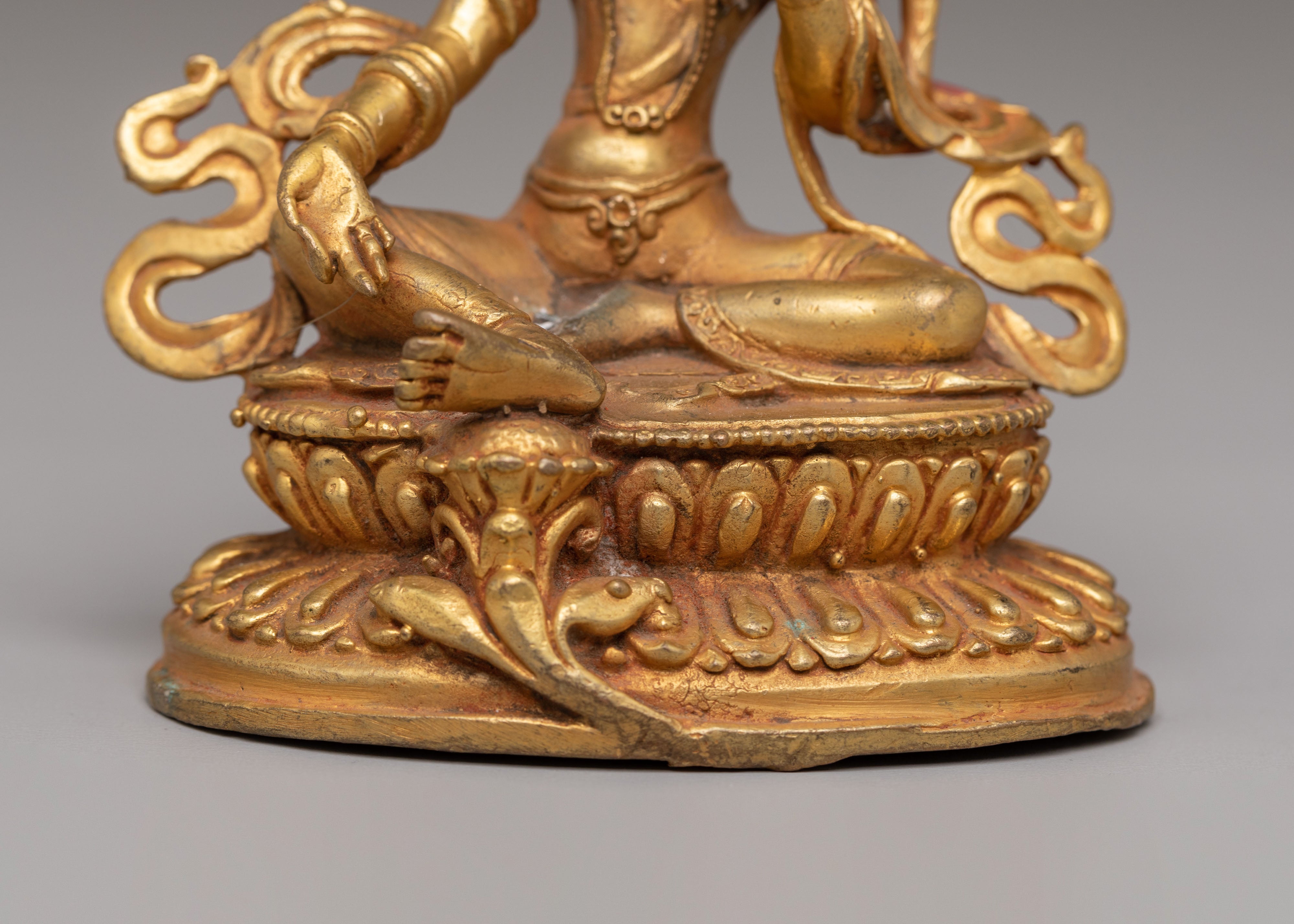Scared Green Tara Deity Statue | Buddhist Bodhisattva of Compassion