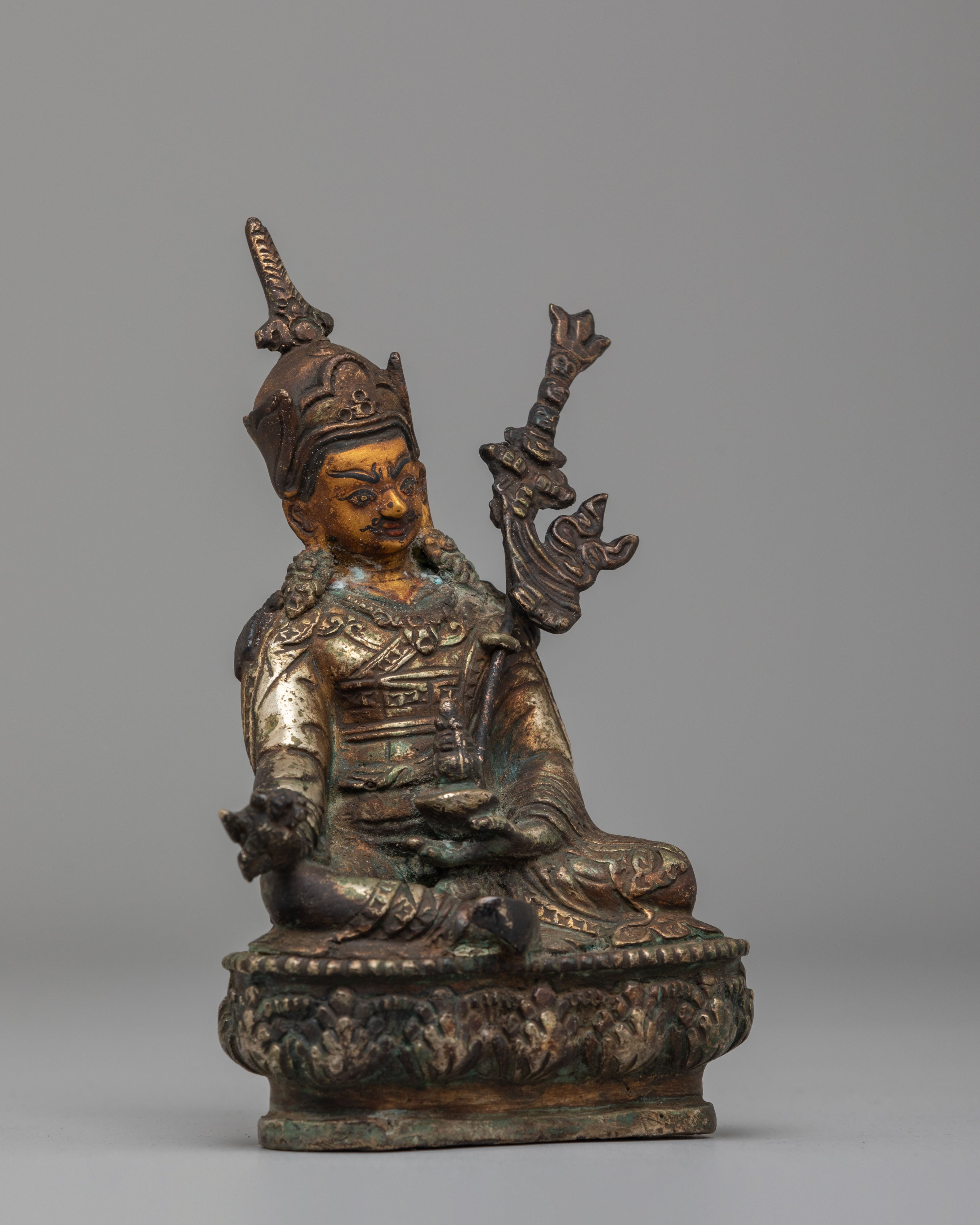Handcrafted Altar Guru Rinpoche Statue | Padmasambhava Buddhist Art