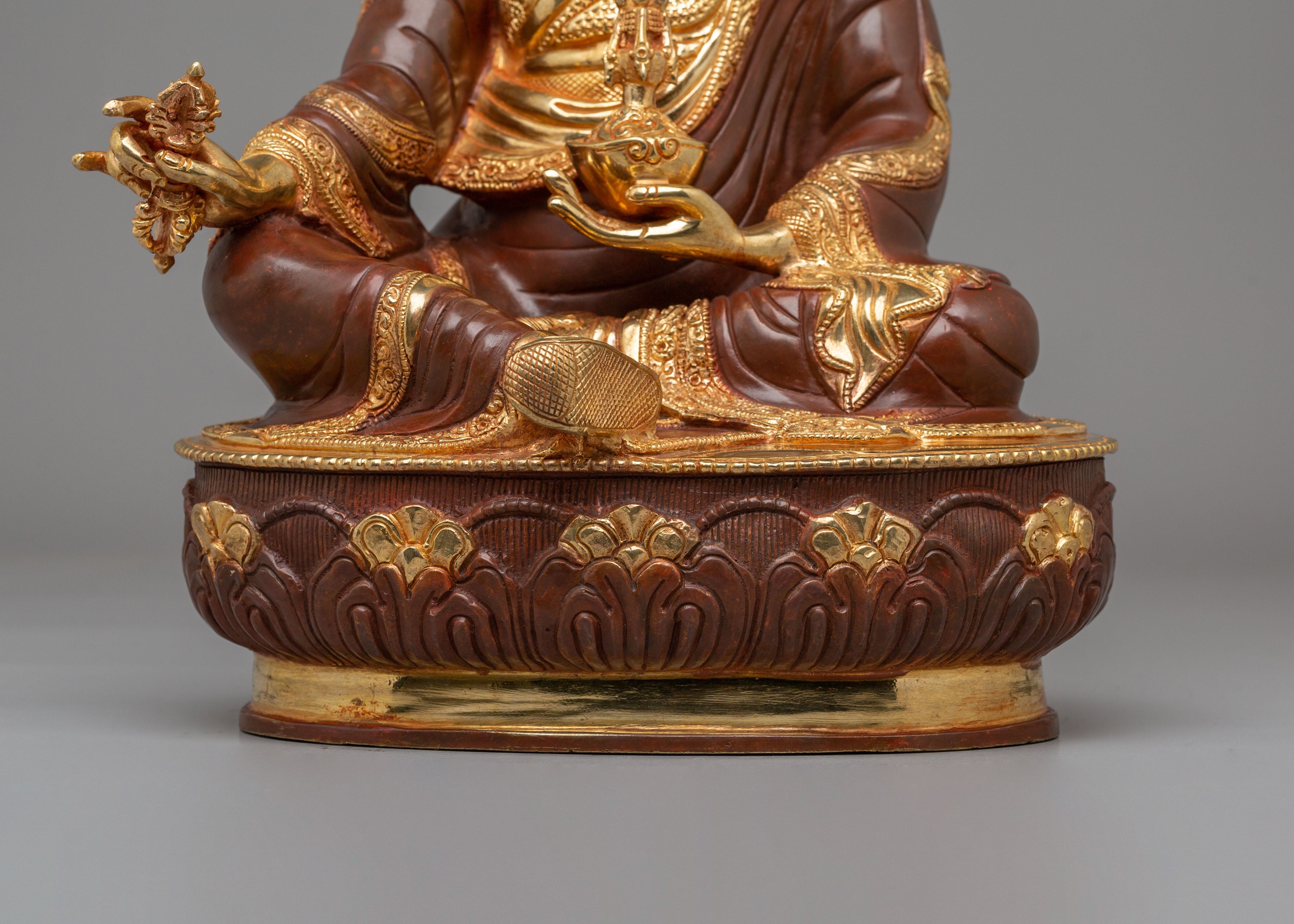 Padmasambhava Guru Rinpoche Figurine | Tibetan Buddhist Statue for Spiritual Decor